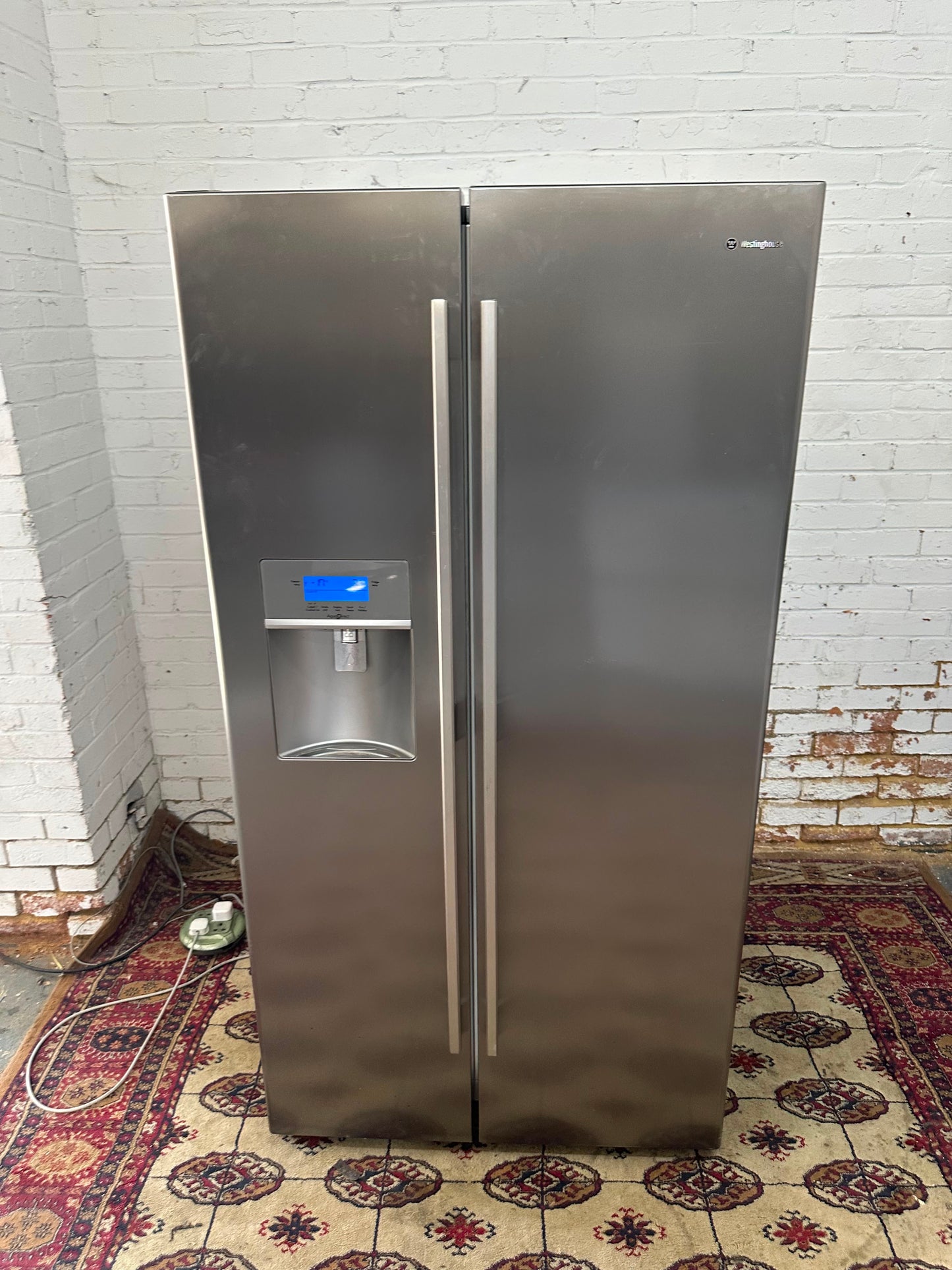 American Import WestingHouse Brand Double American Fridge Freezer For Sale