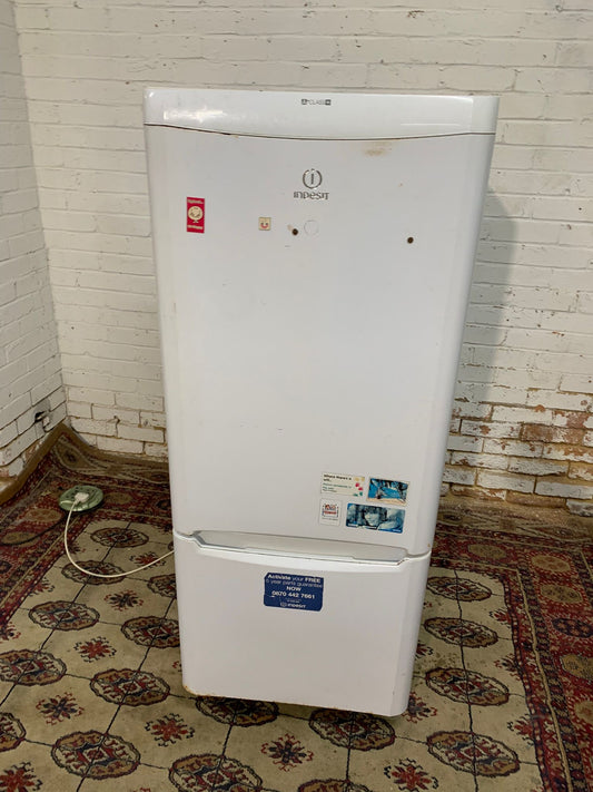 150CM Tall Indesit White Fridge Freezer