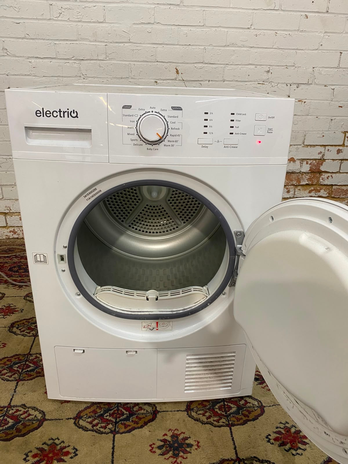 Electria 8KG Condenser Dryer With Light Inside For Sale