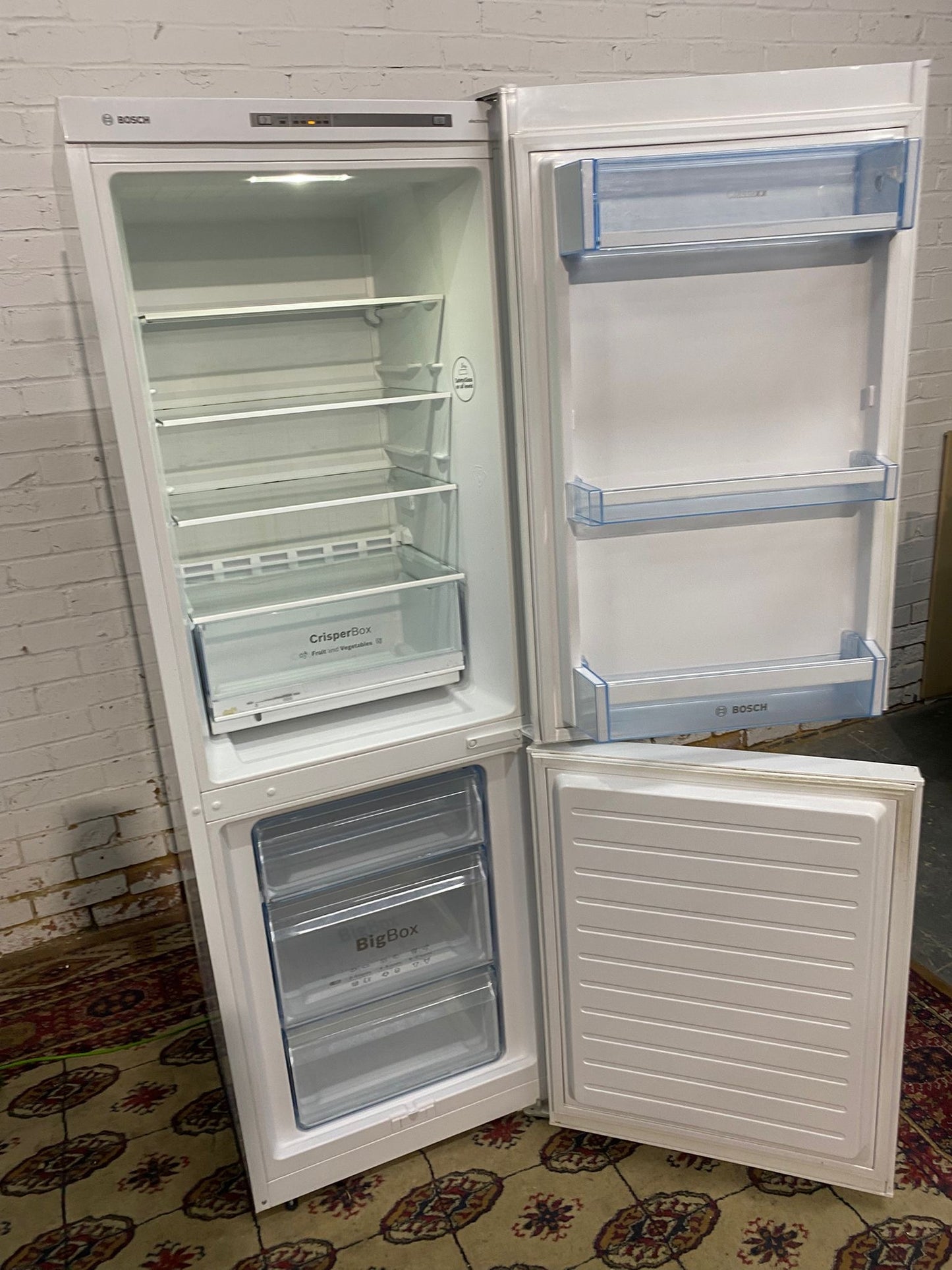 Tall Bosch White Fridge Freezer For Sale