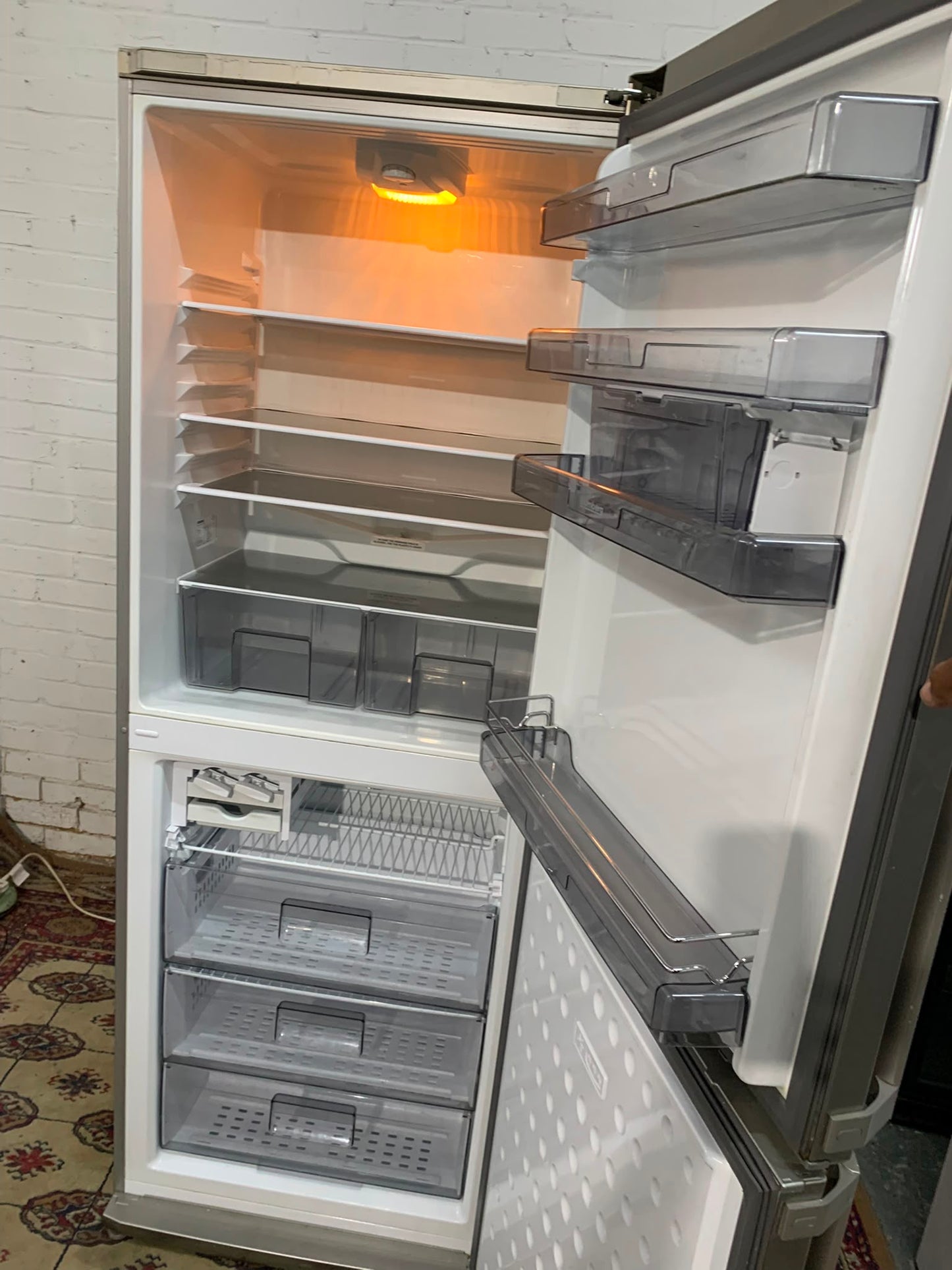 BlomBerg Stainless Steel Fridge Freezer For Sale