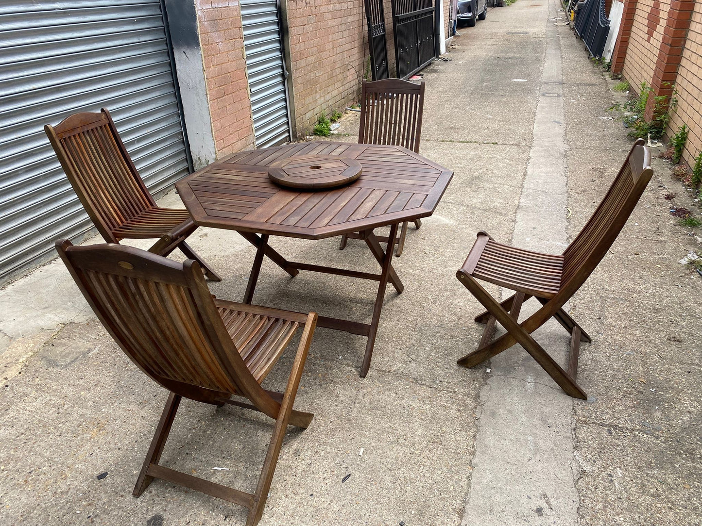 Branded Wooden Table With 4 Chairs For Sale