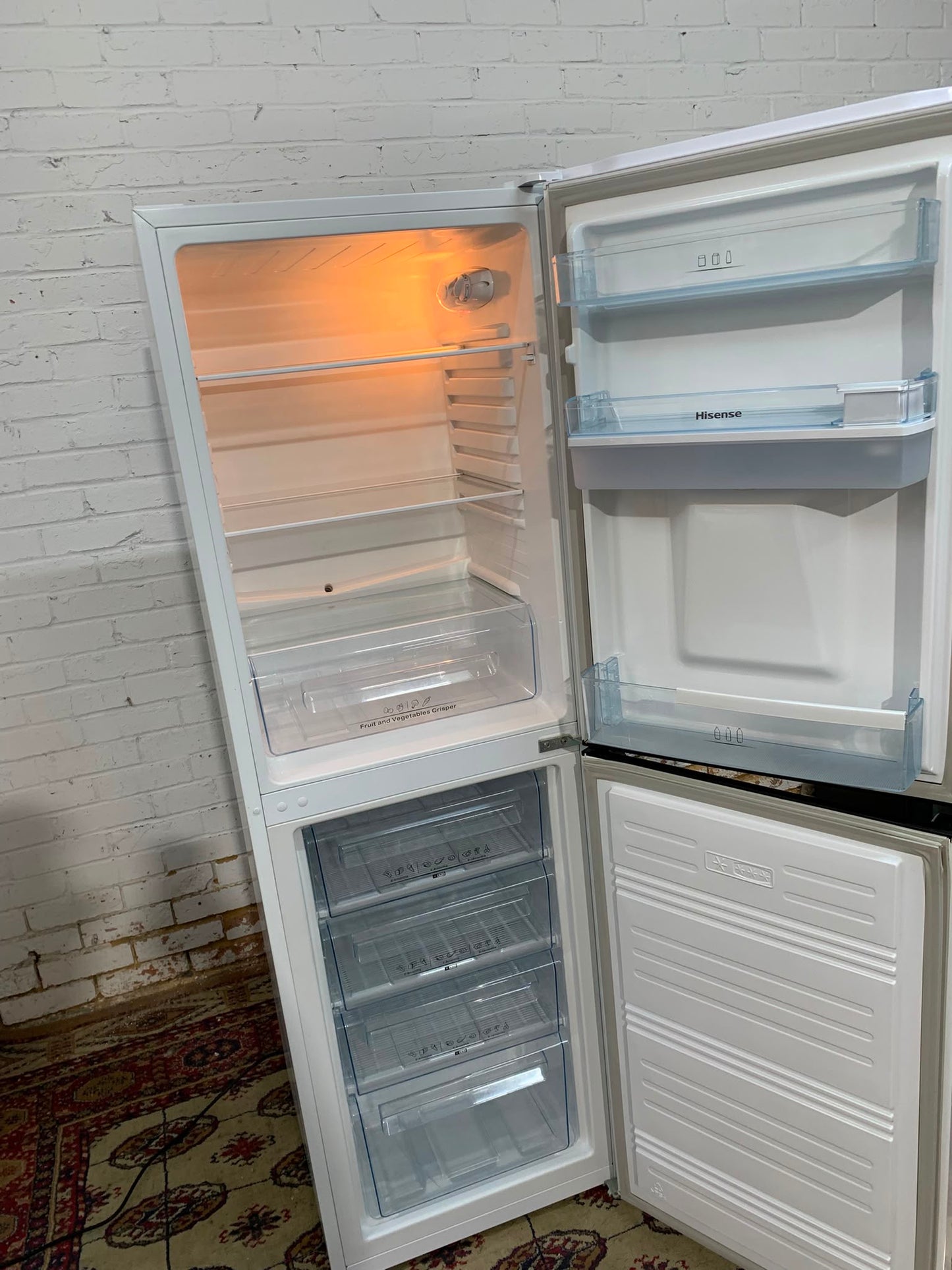 Hisense White Fridge Freezer With Water Dispenser For Sale