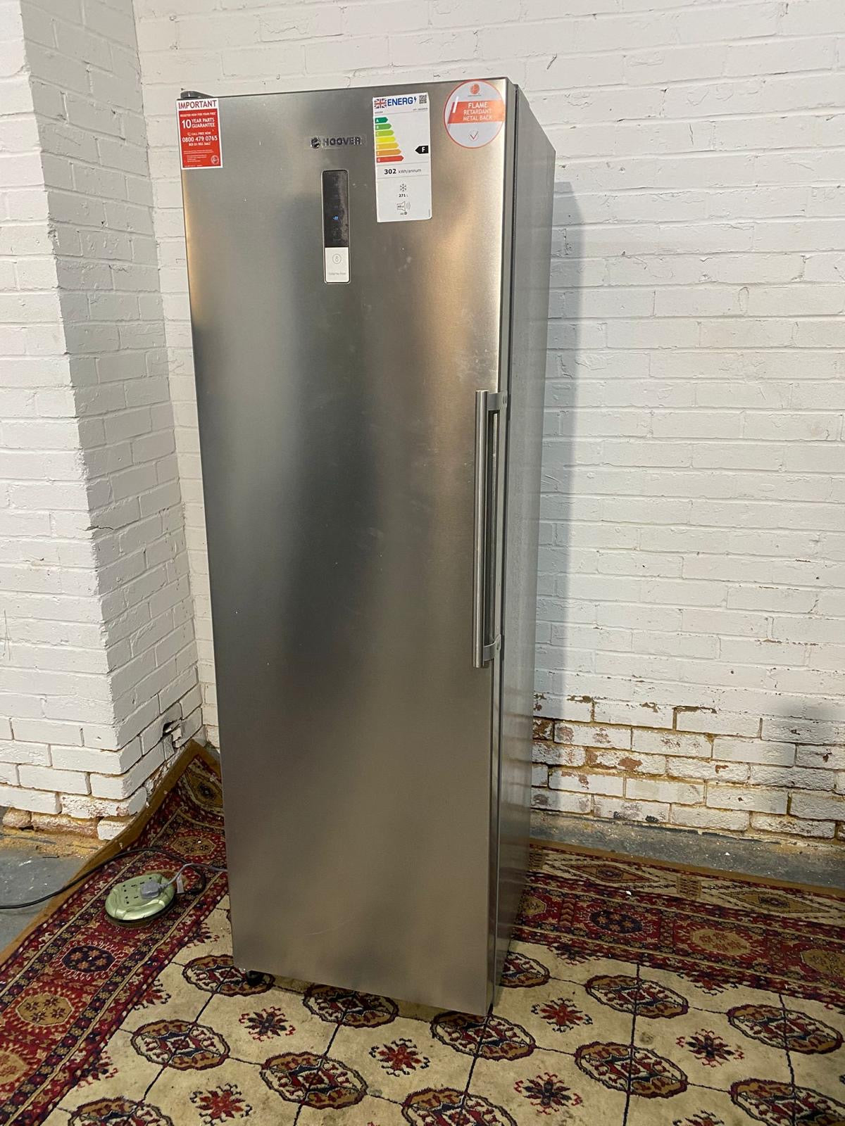 Fully Loaded Tall Stainless Steel Hoover Standing Freezer Frost Free For Sale