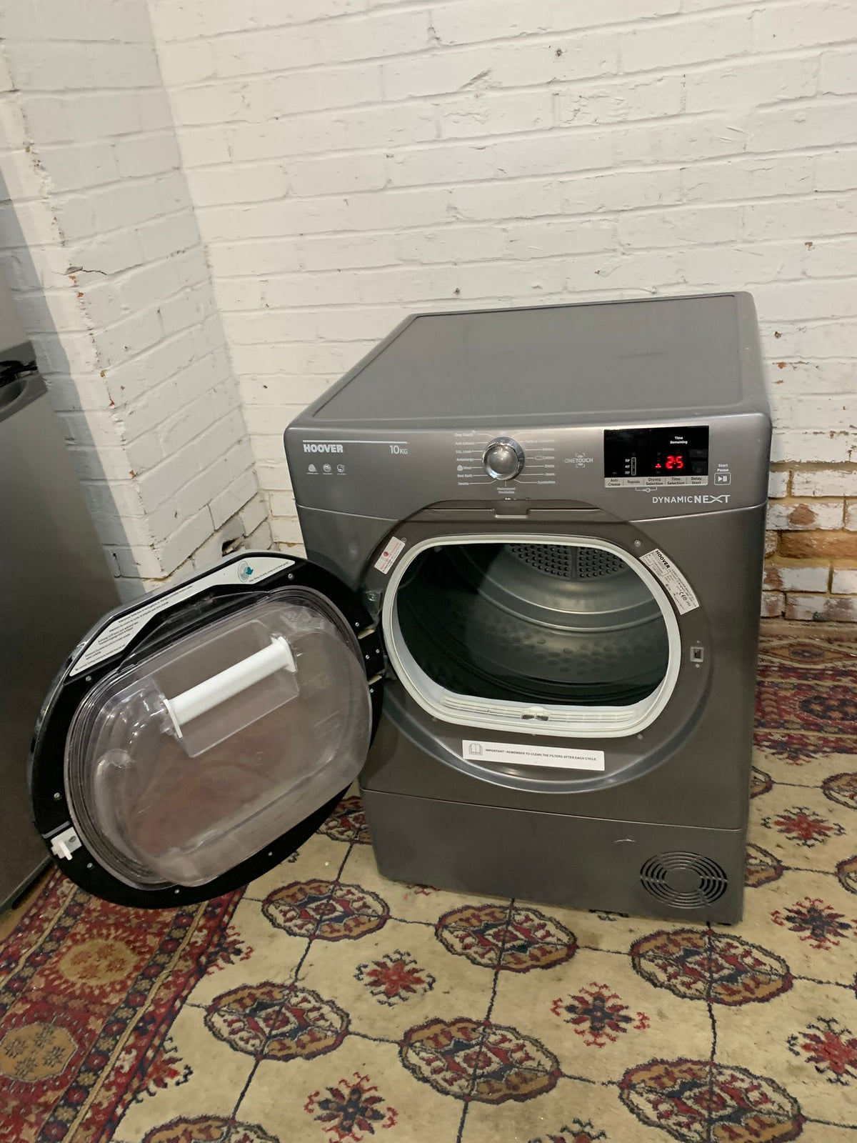 10KG Hoover Silver Condenser Dryer