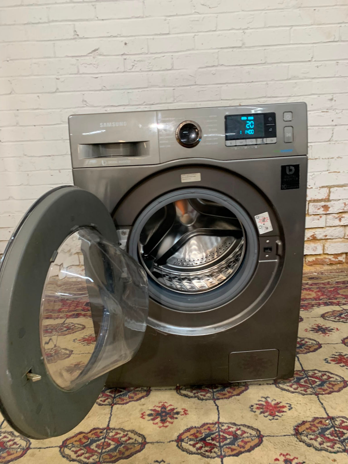 Samsung EcoBubble 9KG Stainless Steel Washing Machine For Sale