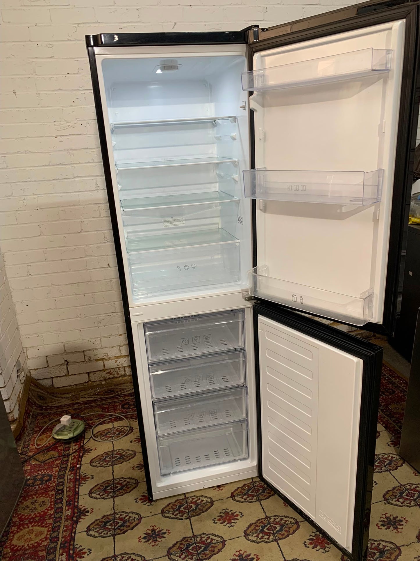 Beko Black Fridge Freezer For Sale