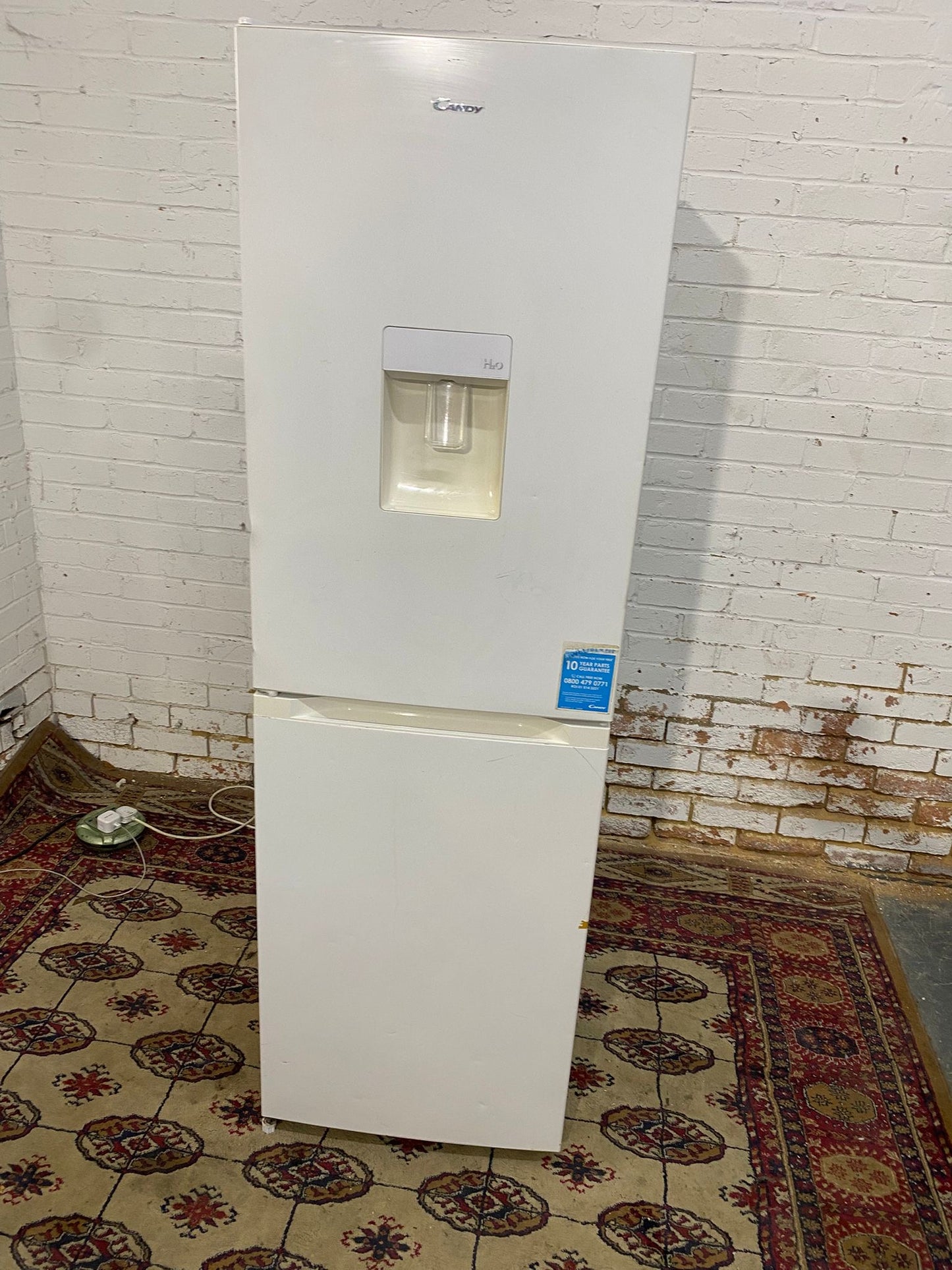 Tall Candy White Fridge Freezer For Sale