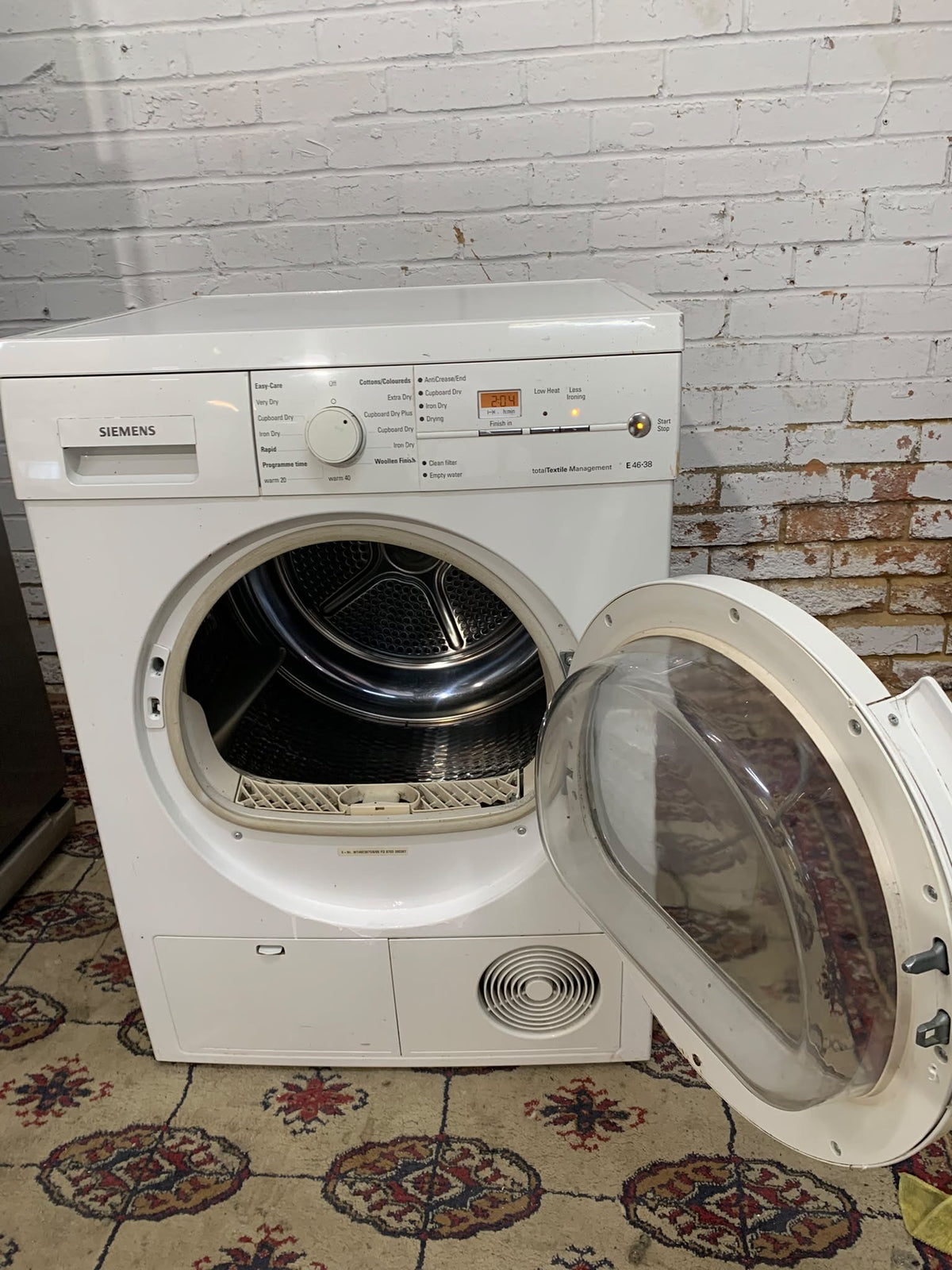 Siemens Glass Door Condenser Dryer