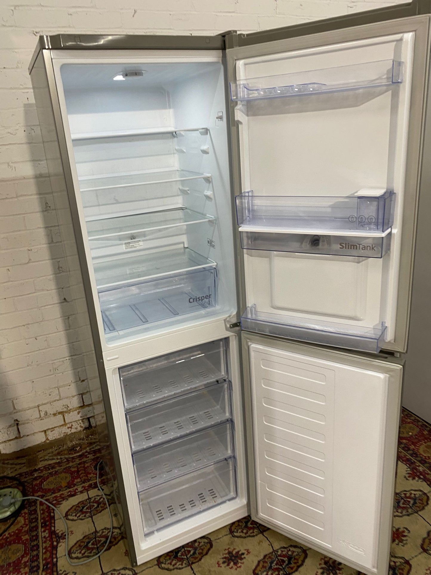 Beko Grey Water Dispenser Fridge Freezer For Sale