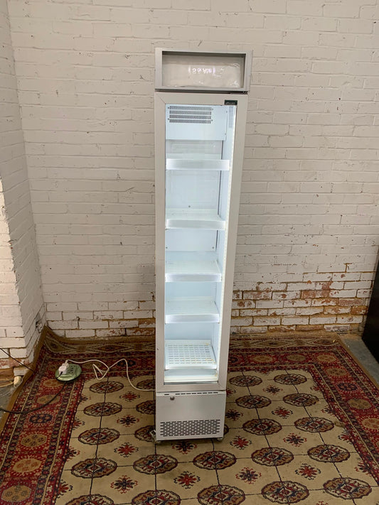 Tall Commercial Glass Standing Drink/IceCream Fridge For Sale