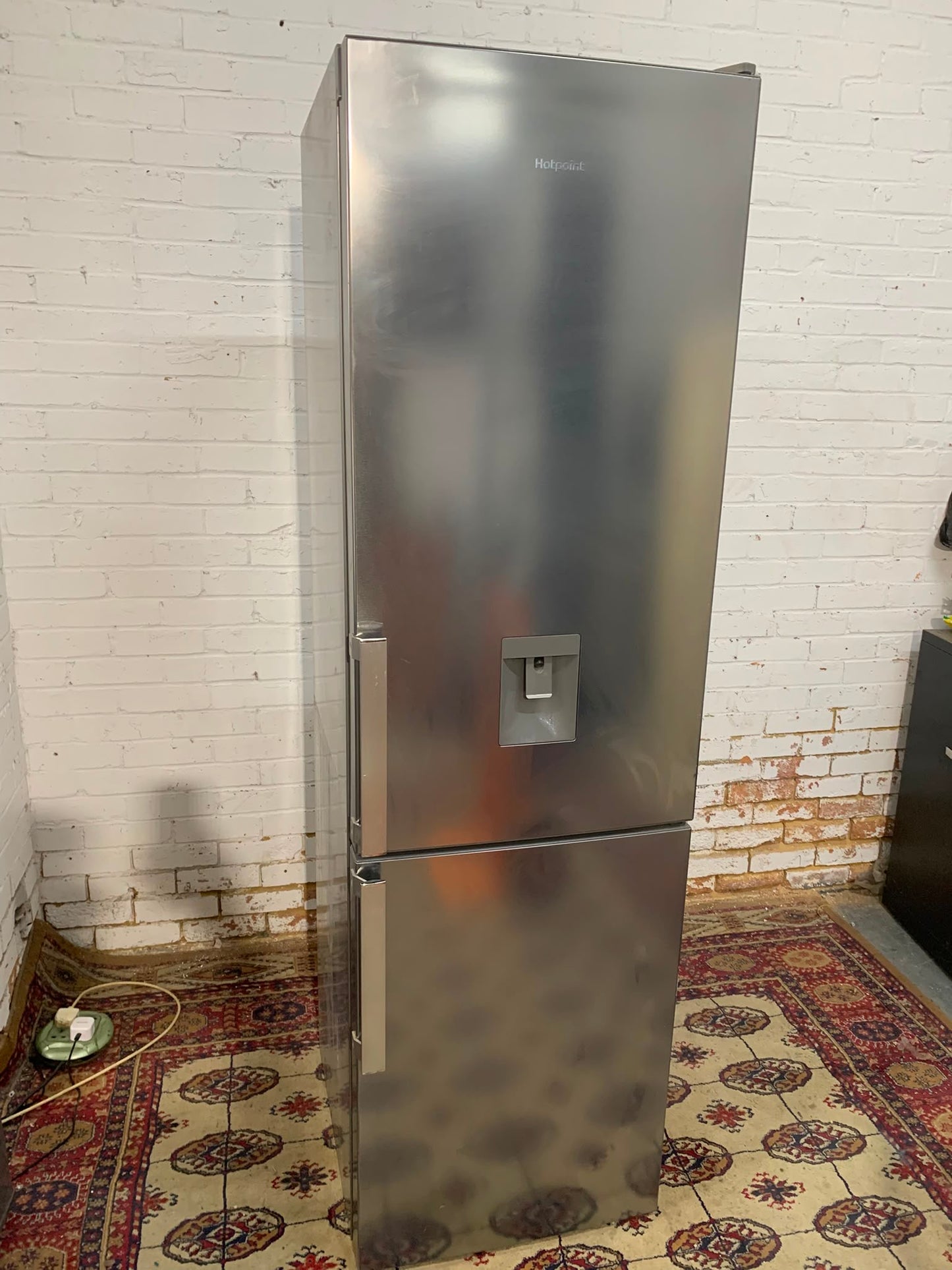 Tall 2M HotPoint Stainless Steel With Water Dispenser Fridge Freezer For Sale