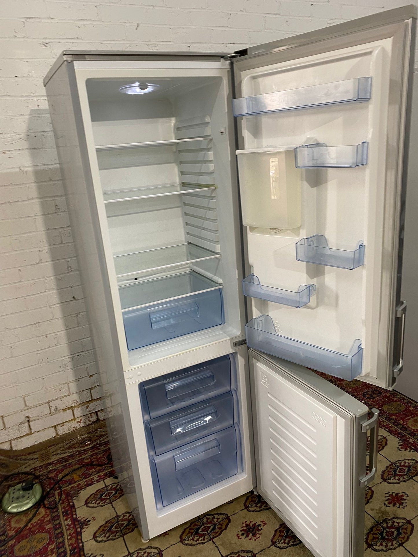 FridgeMaster Grey Water Dispenser Fridge Freezer For Sale