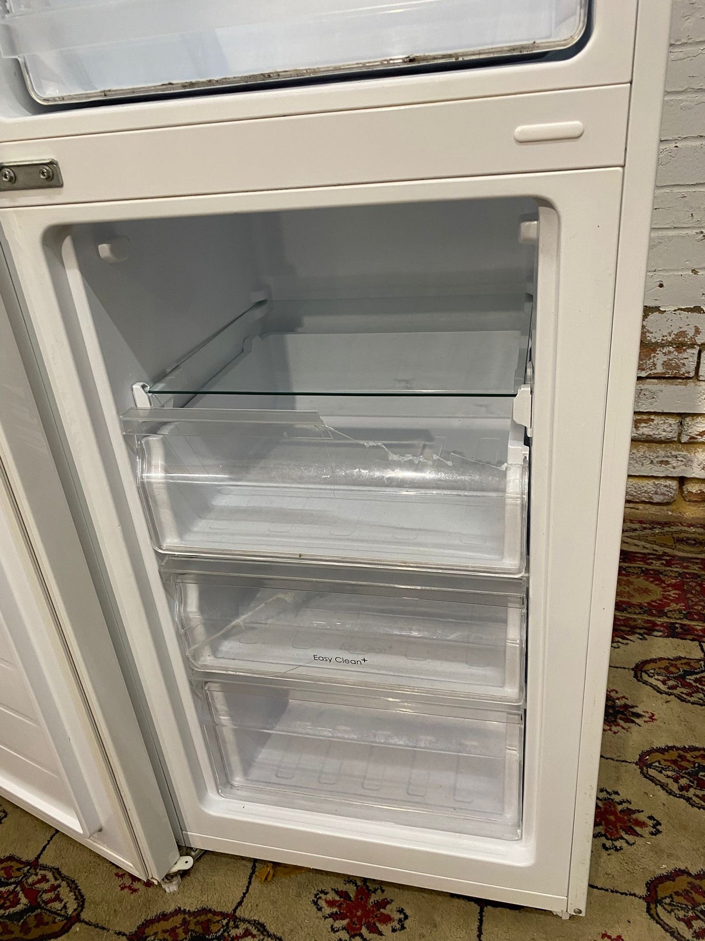 Tall Candy White Fridge Freezer For Sale