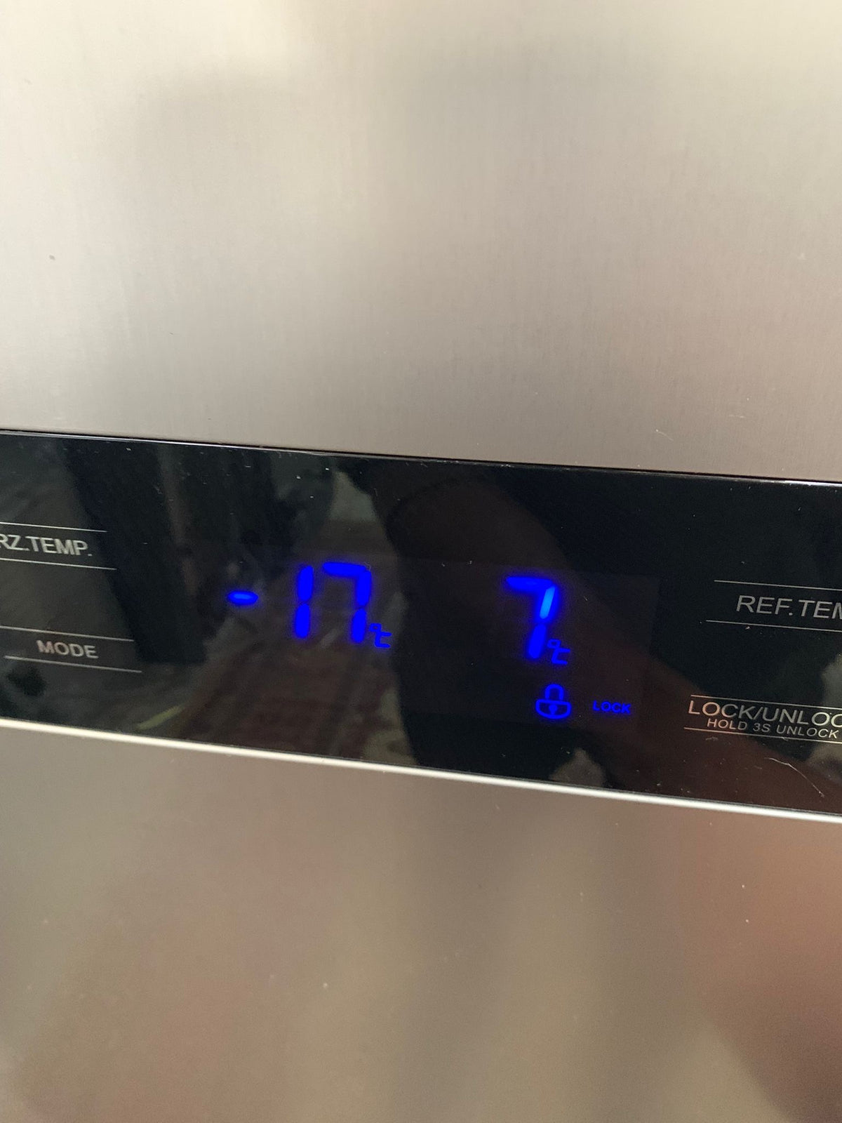 Bush Grey American Double Door Fridge Freezer