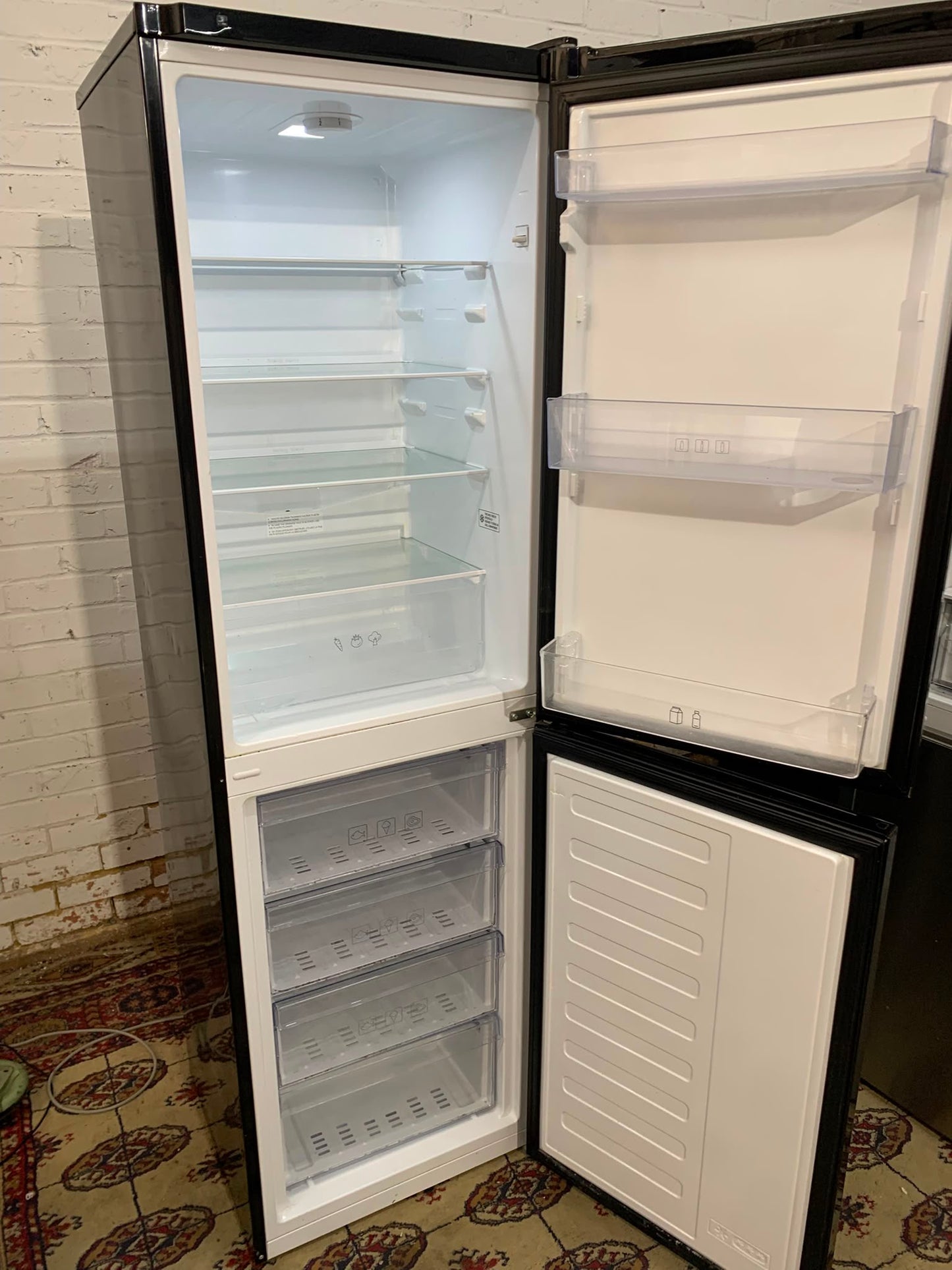 Beko Black Fridge Freezer For Sale
