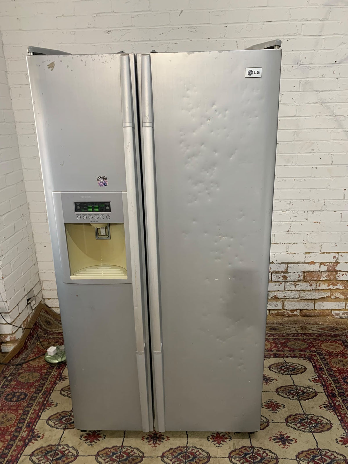 LG Double Door American Plumb In Fridge Freezer