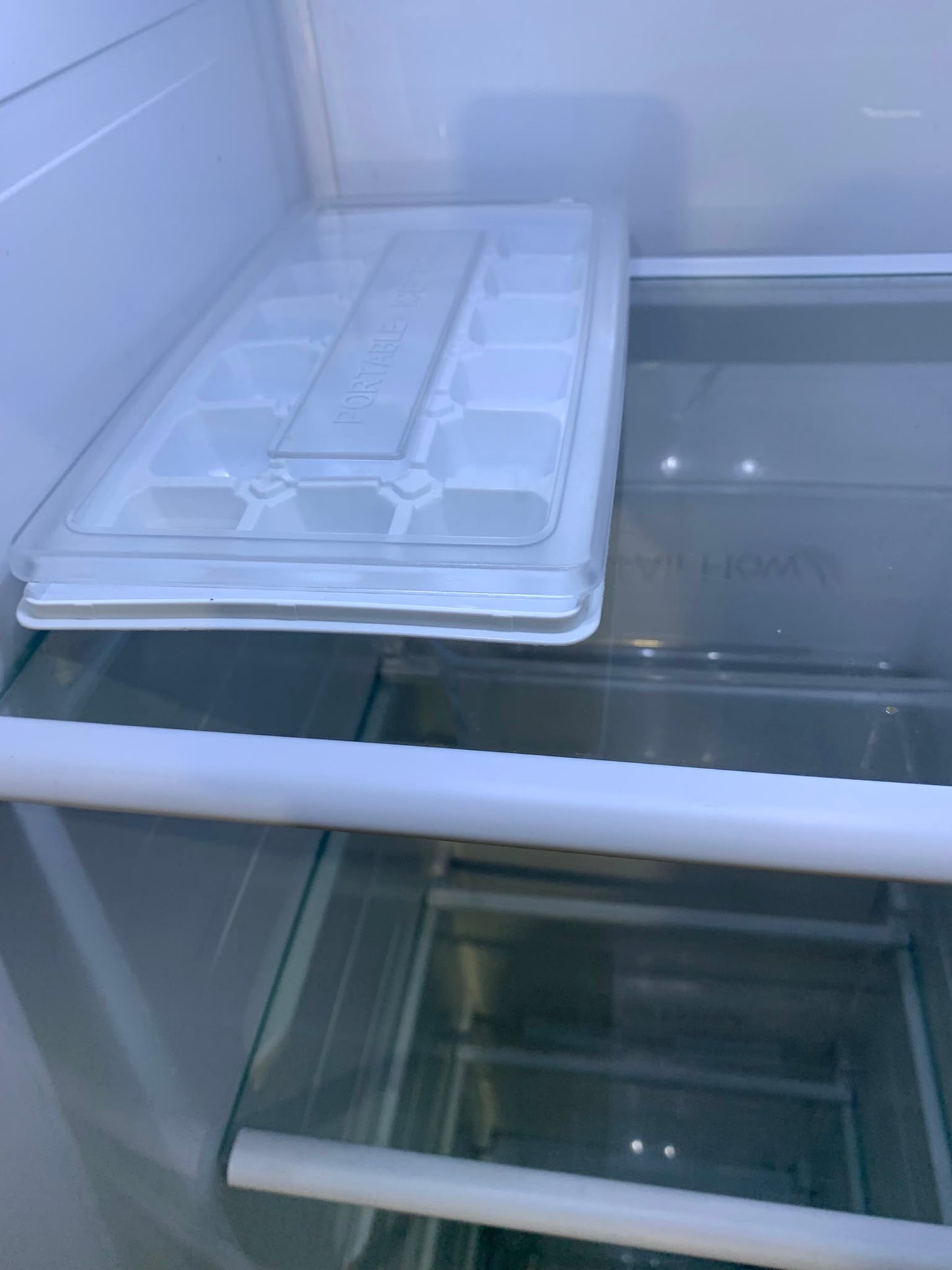 Fridge-Master Black Slim Double Door NonPlumb American Fridge Freezer For Sale