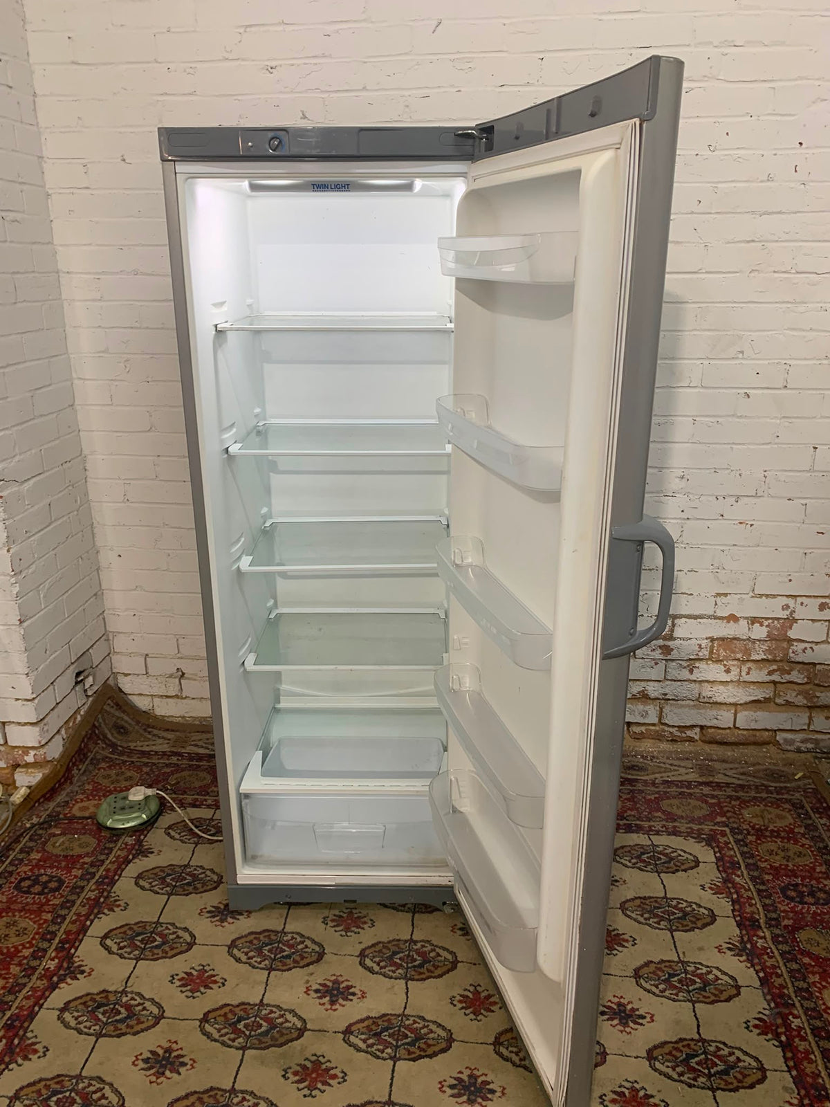 Tall Indesit Grey Standing Fridge Only For Sale