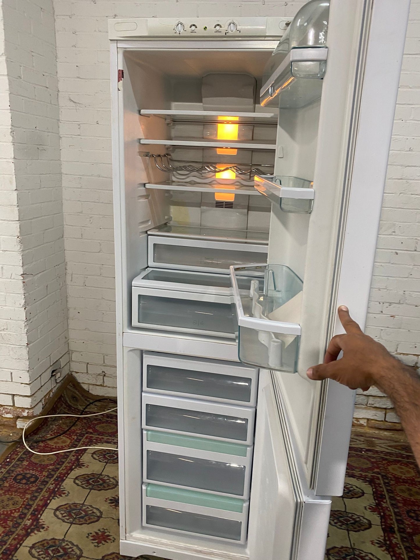 HotPoint 2M Tall Fridge Freezer For Sale