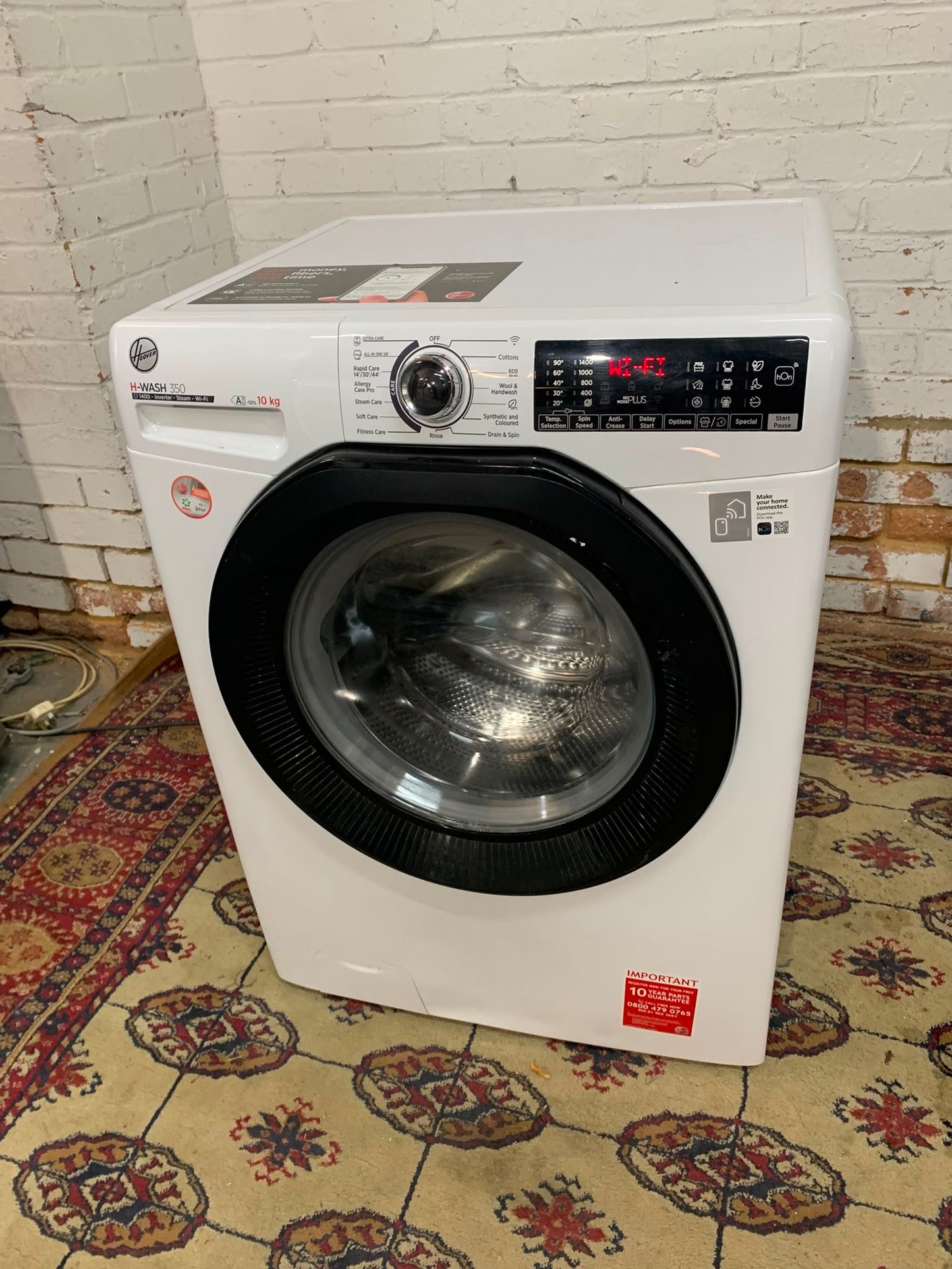 10KG Hoover Washing Machine With Wi-Fi Technology For Sale