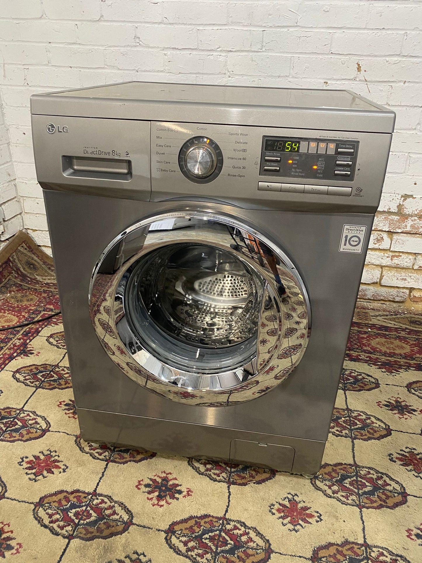 LG 8KG Stainless Steel Direct Drive Washing Machine For Sale