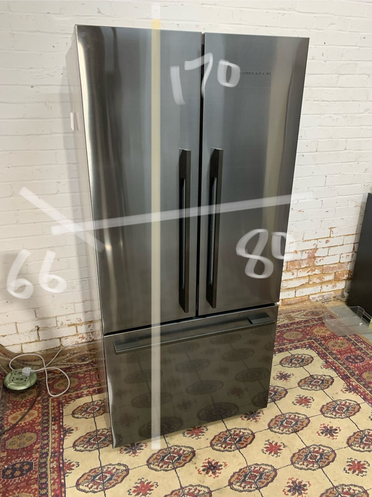 Top Brand Fisher & Pa Kel Stainless Steel American Fridge Freezer For Sale