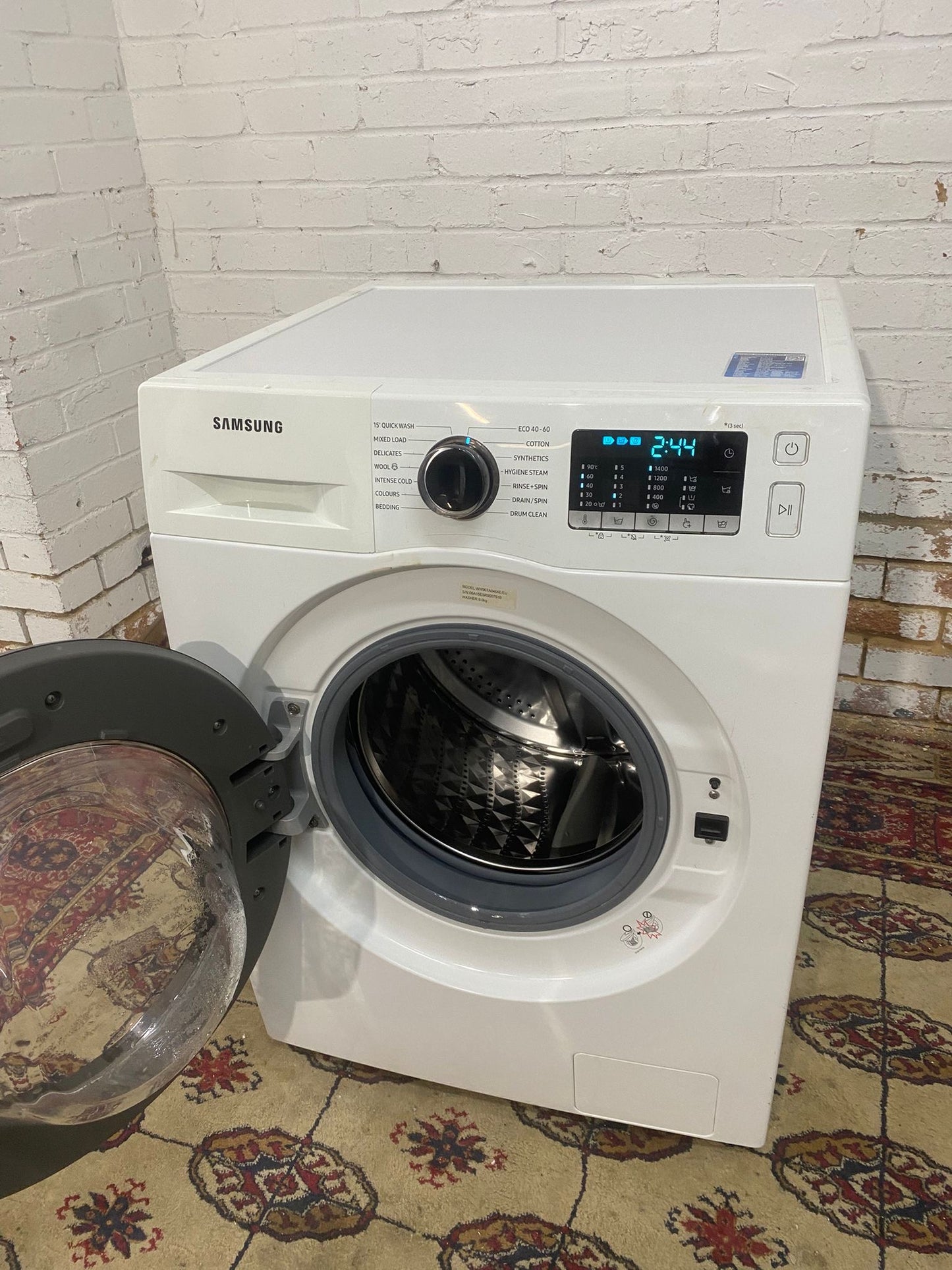 Samsung White 9KG Washing Machine For Sale