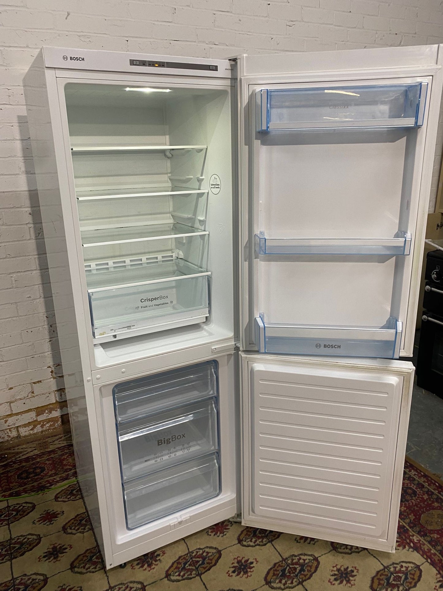 Tall Bosch White Fridge Freezer For Sale