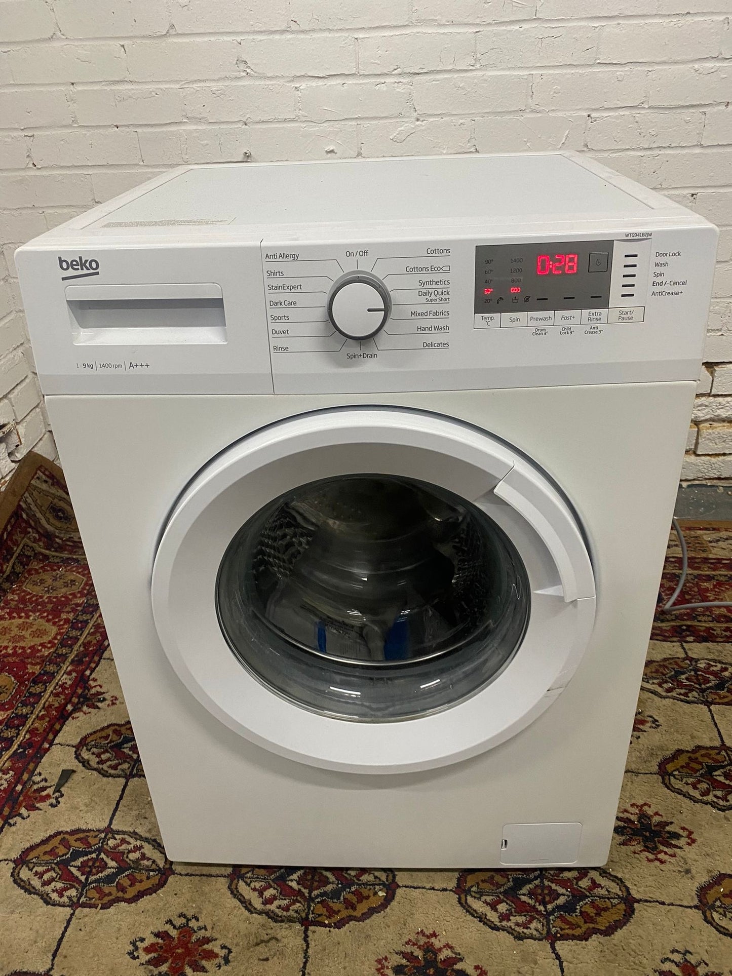 Beko 9KG Washing Machine For Sale