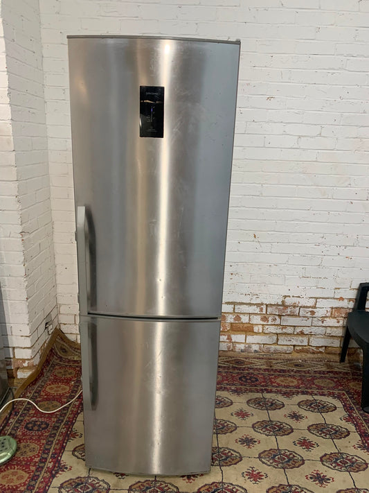 JohnLewis Tall Stainless Steel Fridge Freezer For Sale