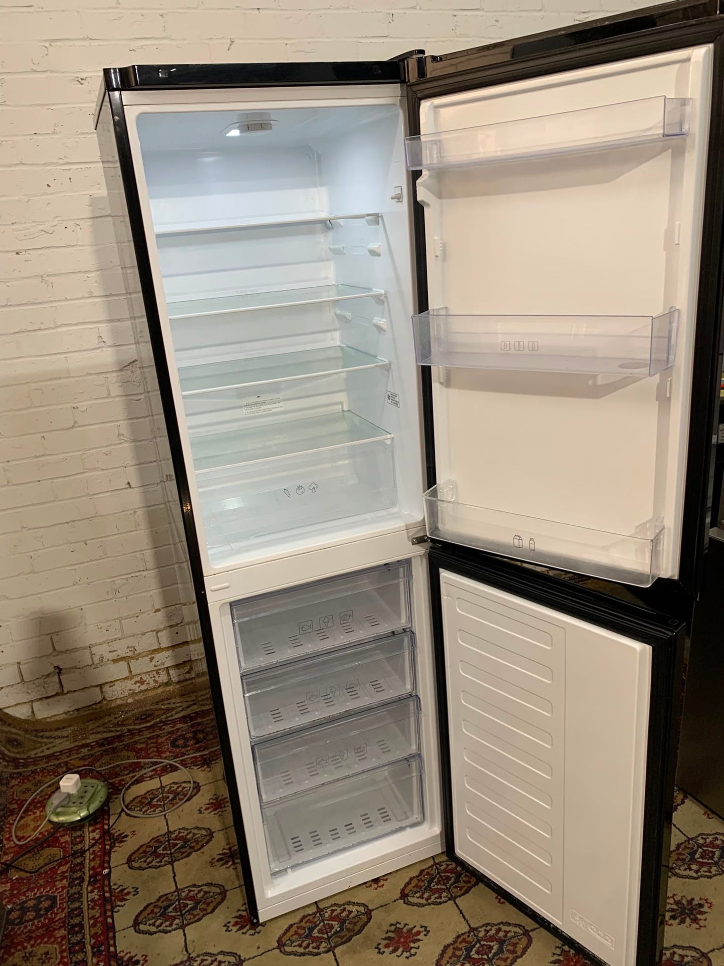 Beko Black Fridge Freezer For Sale