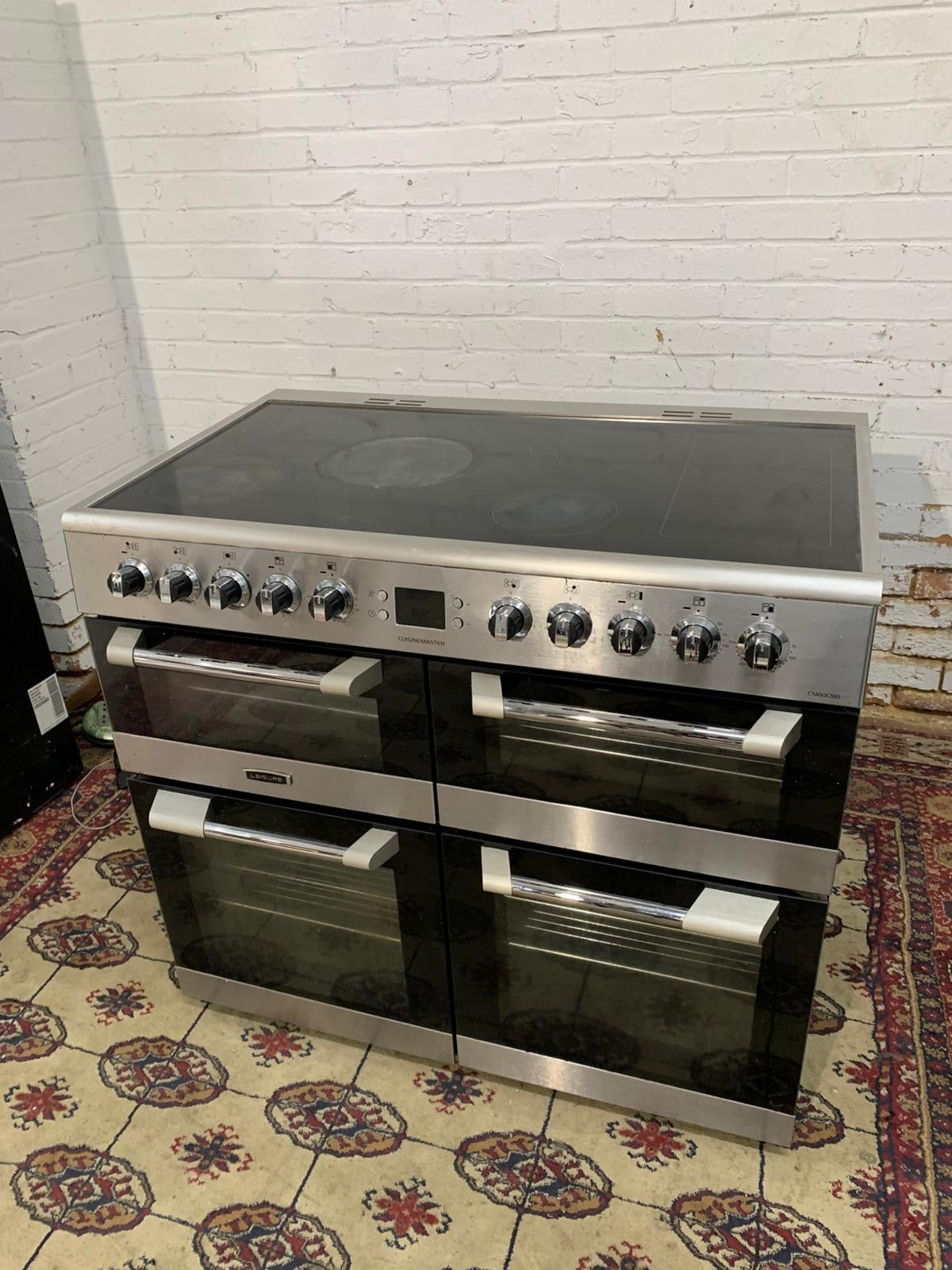 100CM Leisure Stainless Steel  Electric Ceramic Cooker With Double Oven/Grill For Sale