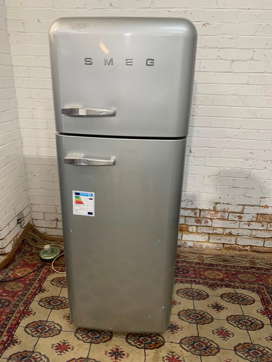 SMEG RETRO Style Grey Fridge Freezer For Sale