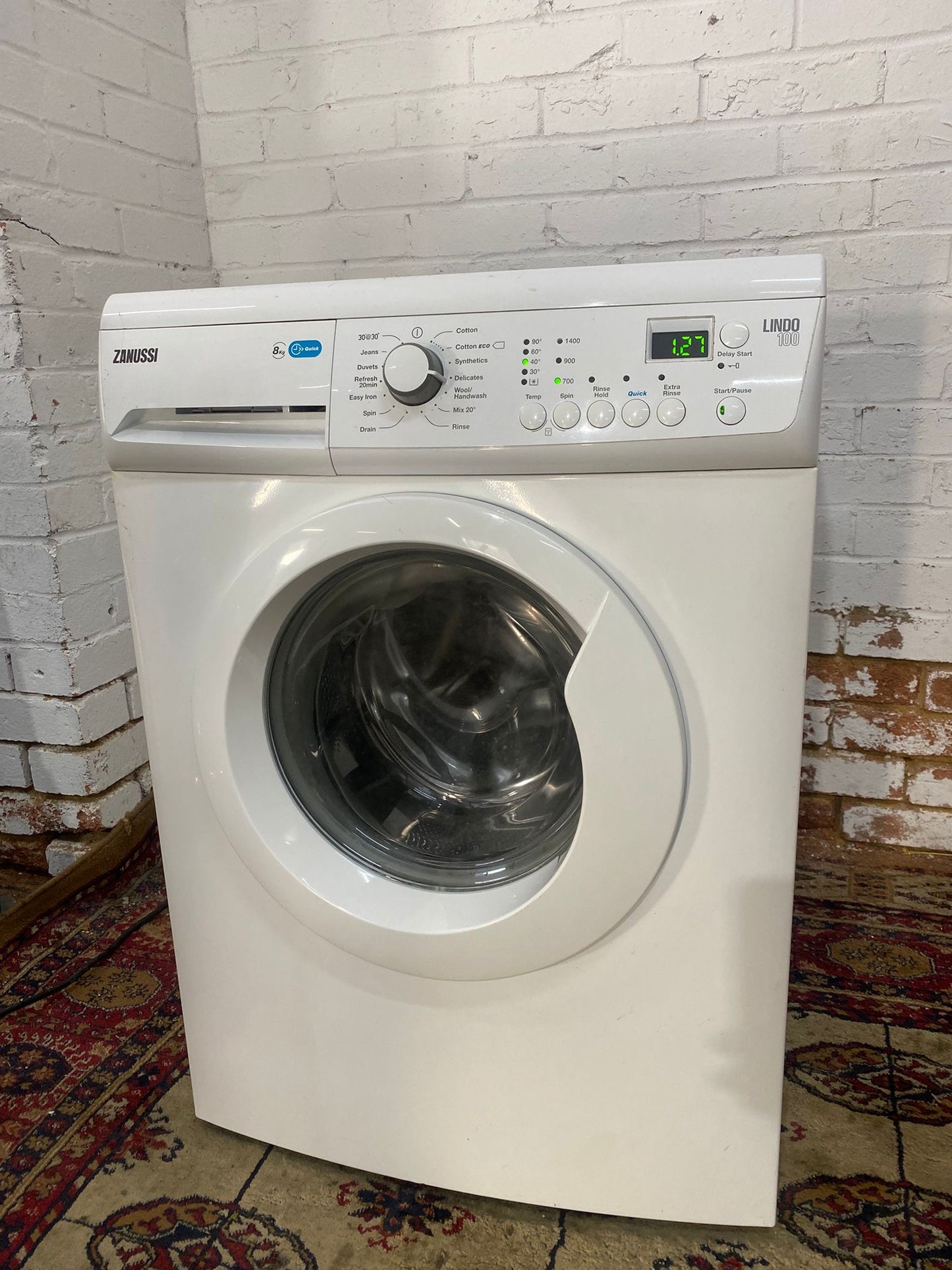 Zanussi 8KG Washing Machine For Sale