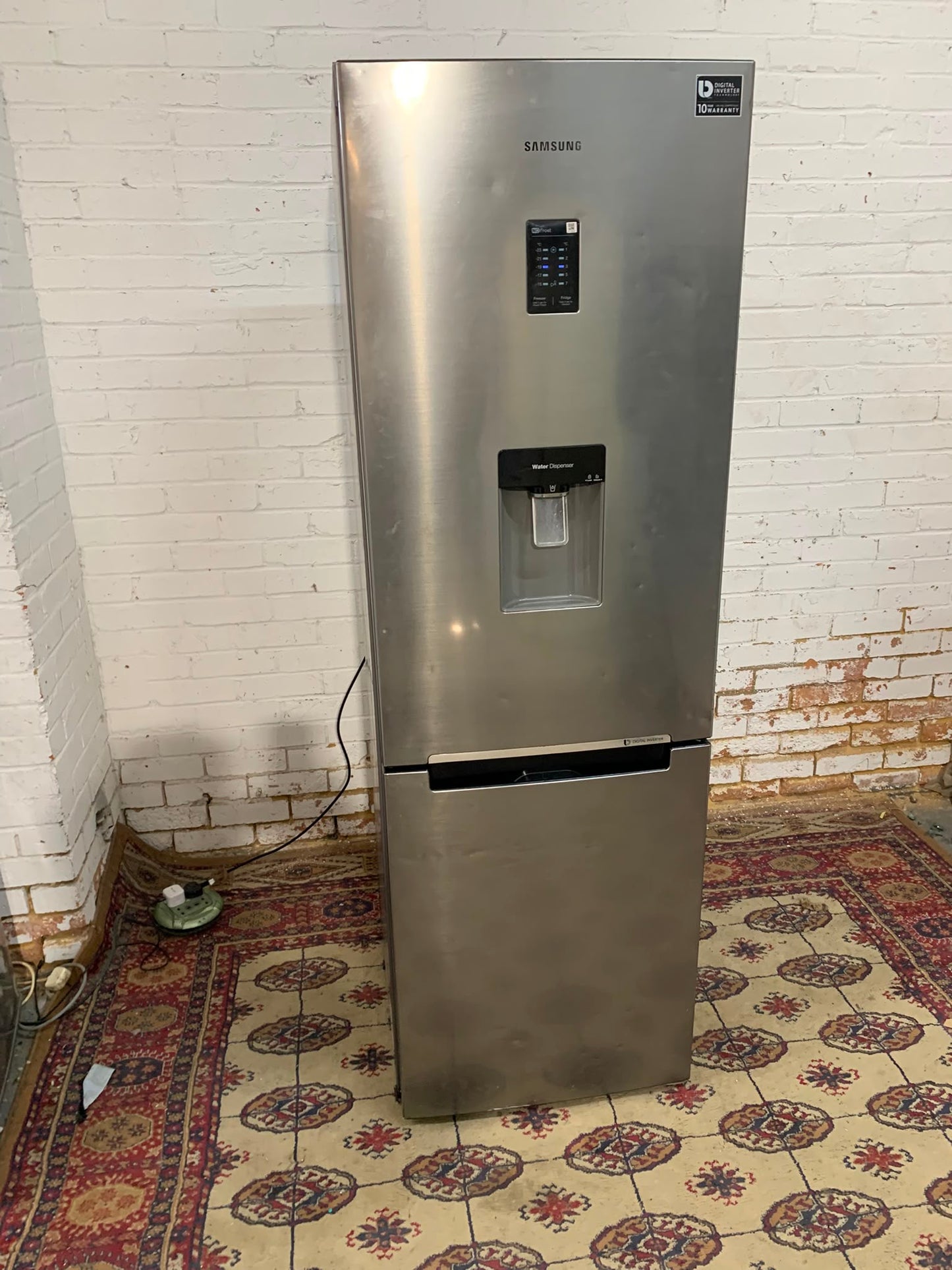 Samsung 185CM Tall Stainless Steel Fridge Freezer Only For Sale