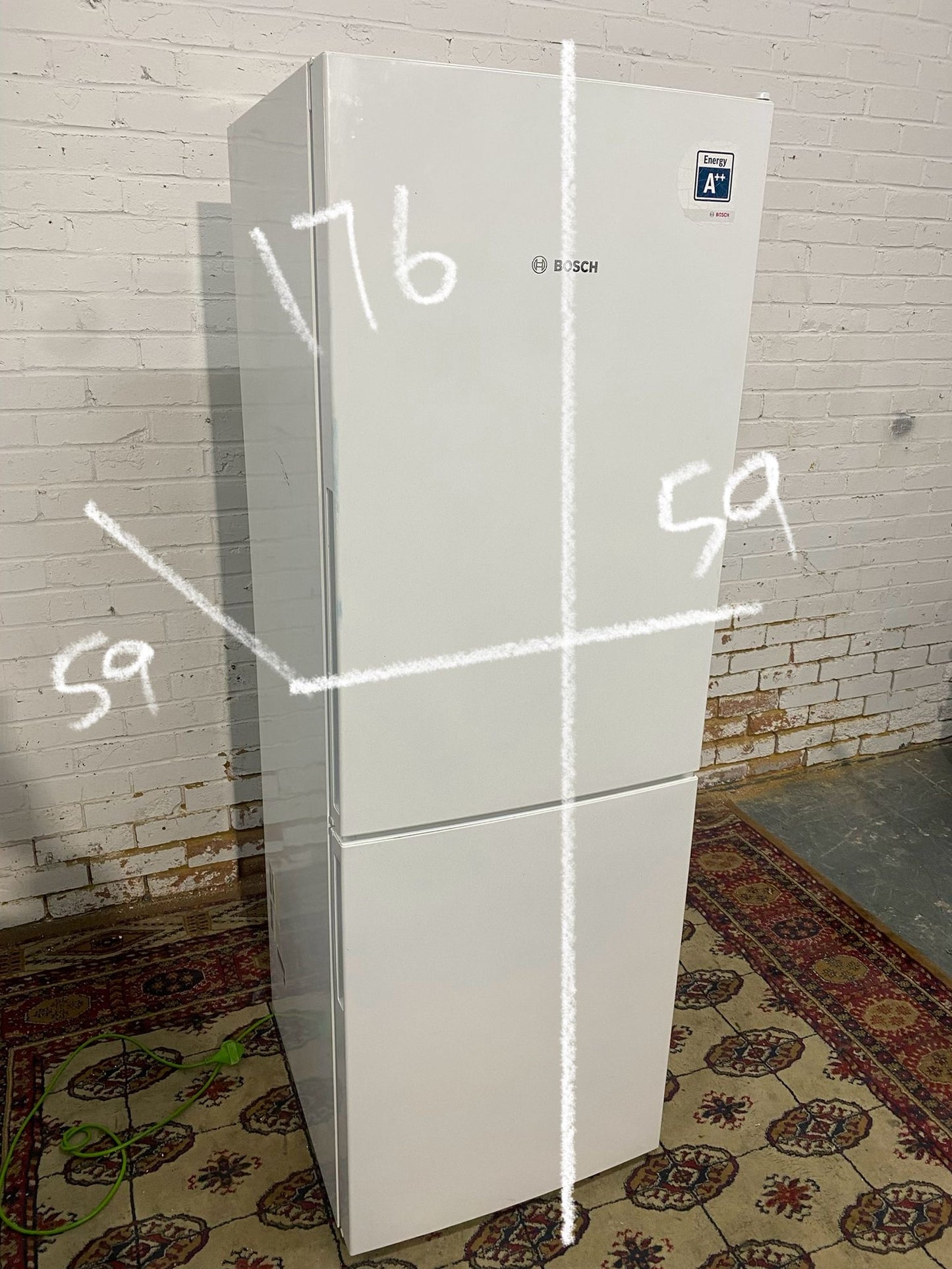 Tall Bosch White Fridge Freezer For Sale