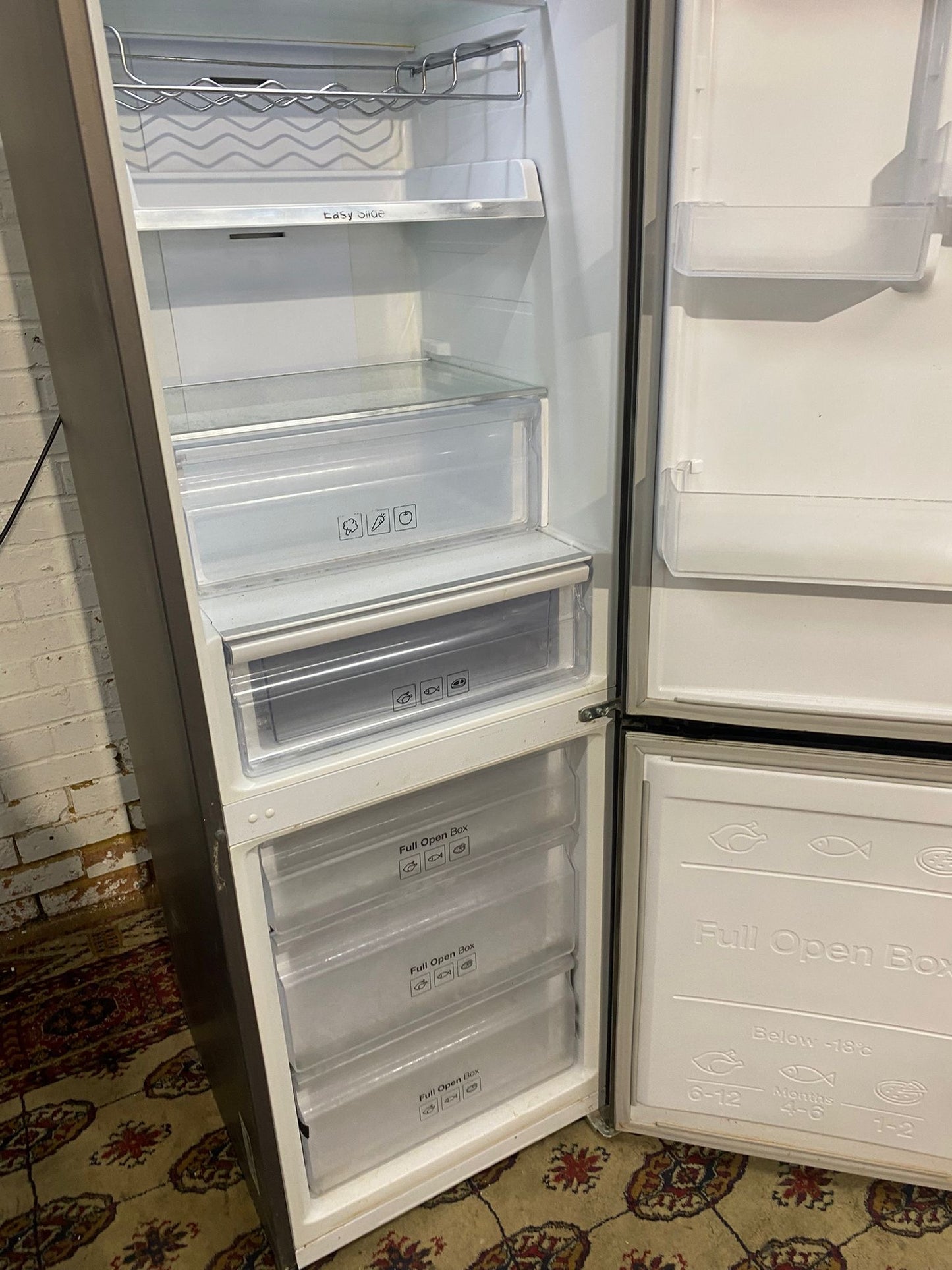 Tall Samsung Stainless Steel Fridge Freezer For Sale