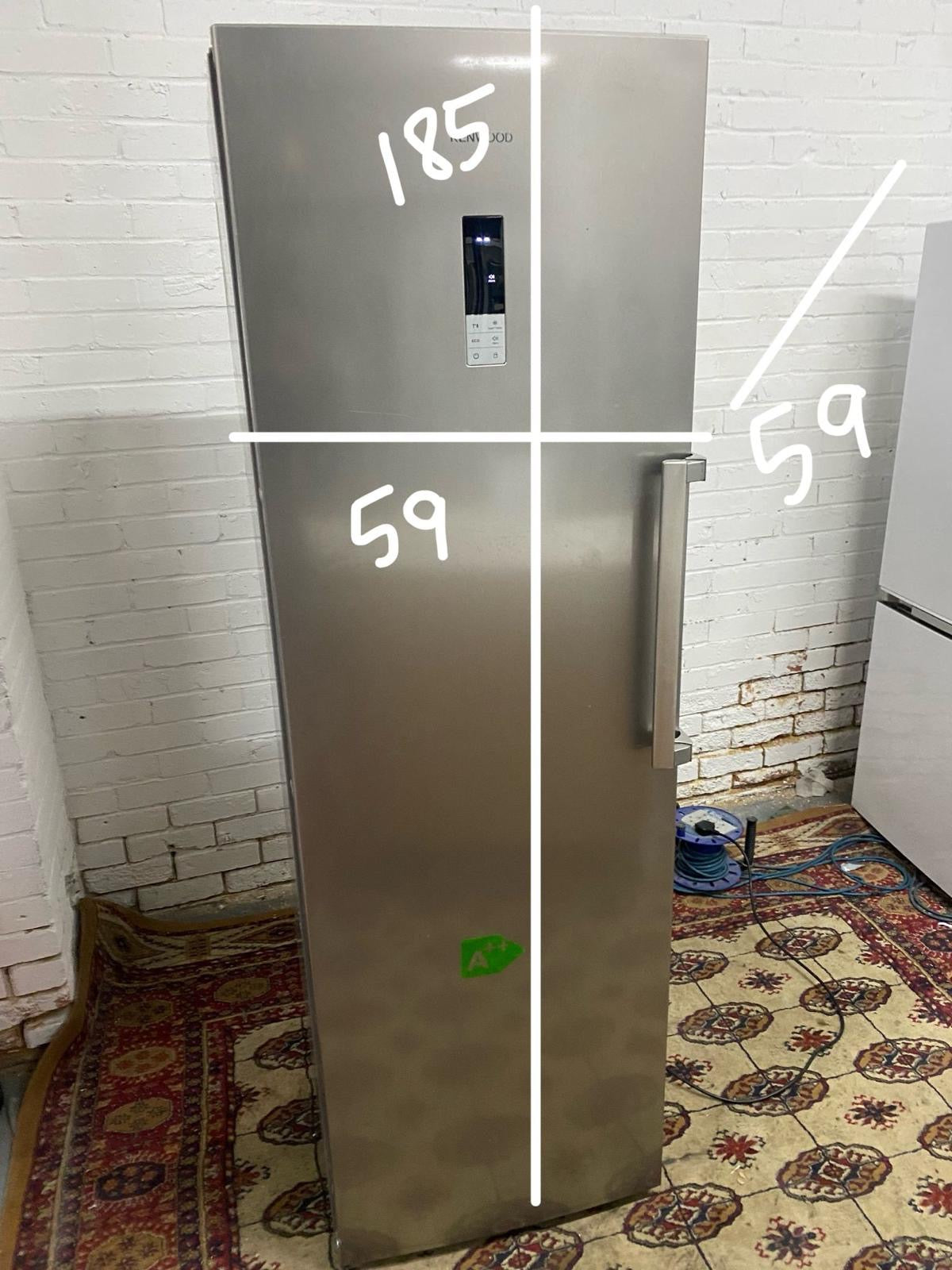 185CM Kenwood Standing Freezer Stainless Steel For Sale