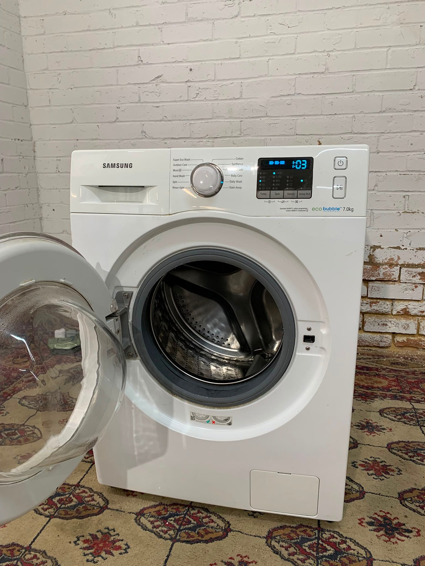 Samsung White 7KG Washing Machine For Sale