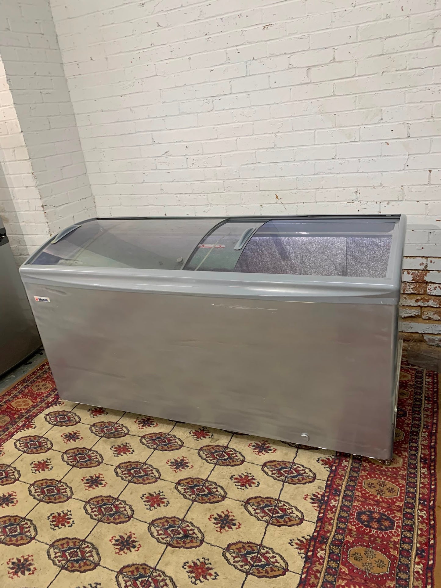 1.7M Long Commercial Glass Chest Freezer For Sale
