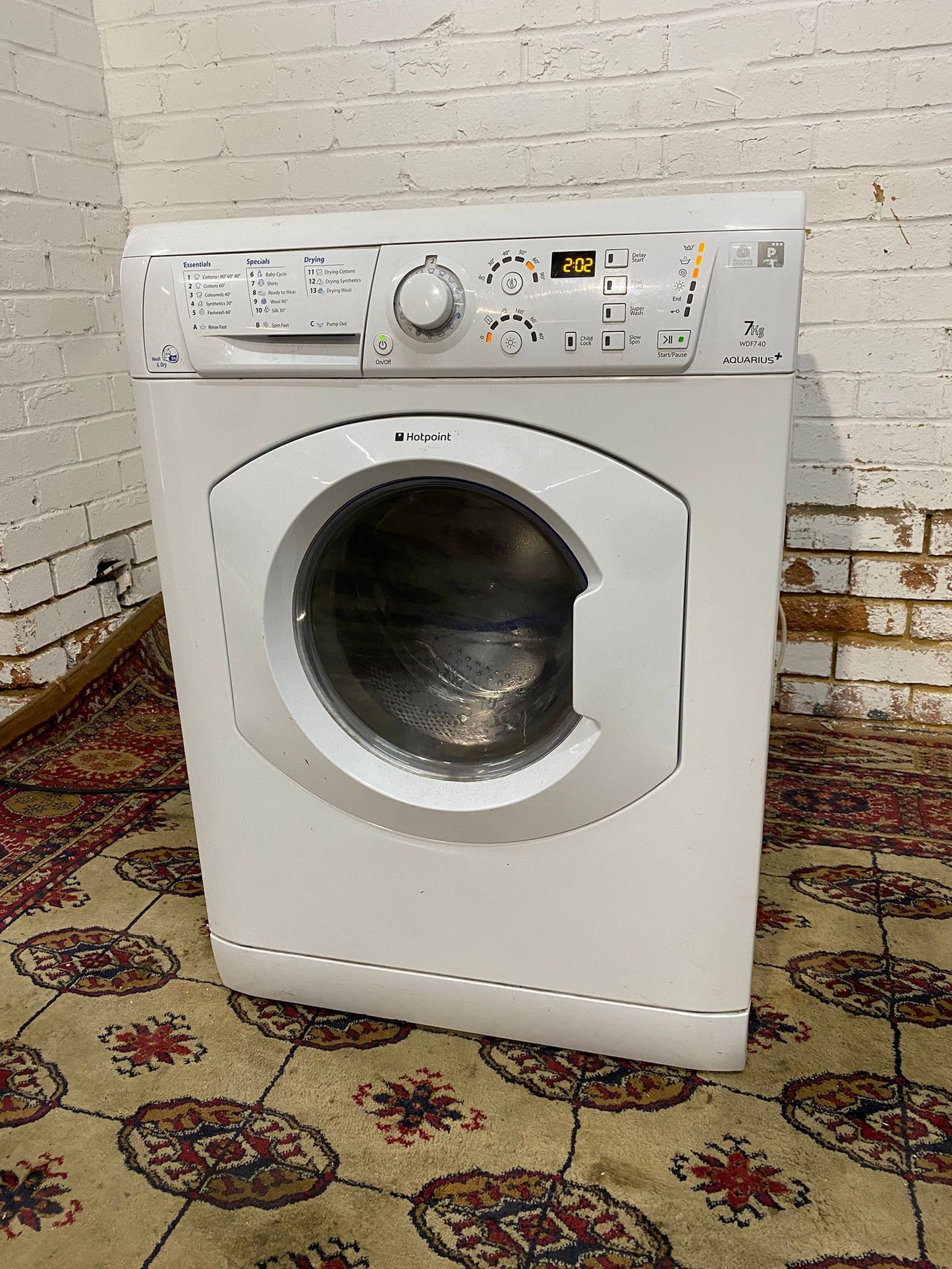 🚚FREE DELIVERY Beautiful HotPoint 7+5KG Washer Dryer For Sale