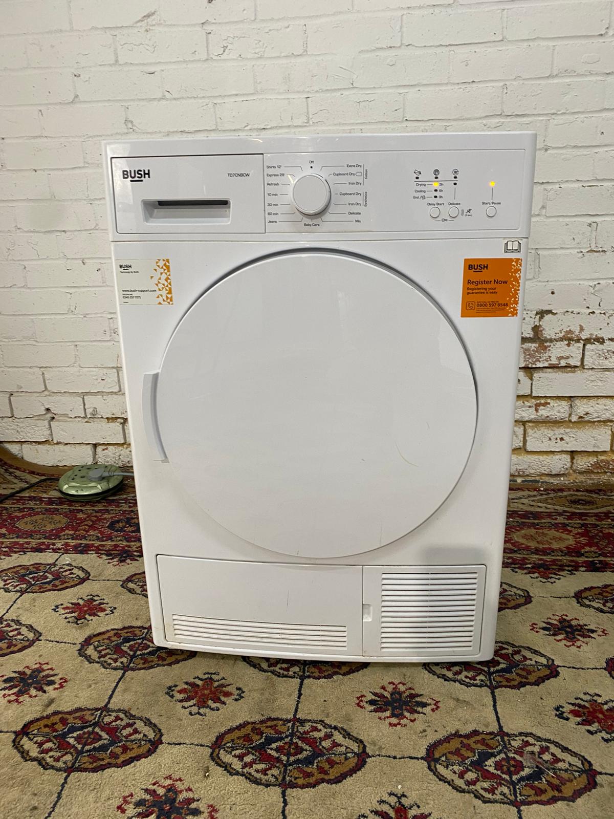 Bush 8KG Condenser Dryer For Sale Works
