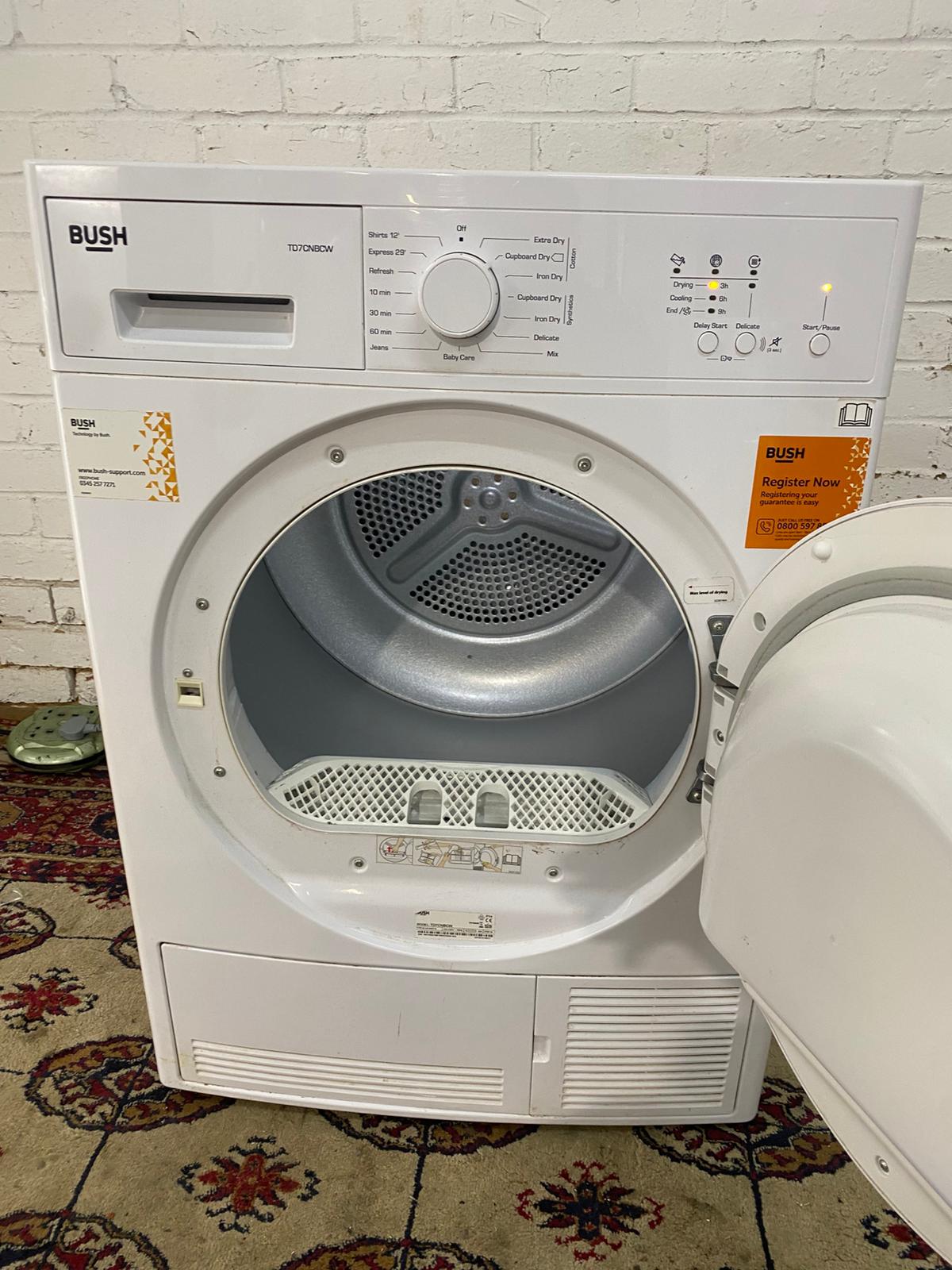 Bush 8KG Condenser Dryer For Sale Works