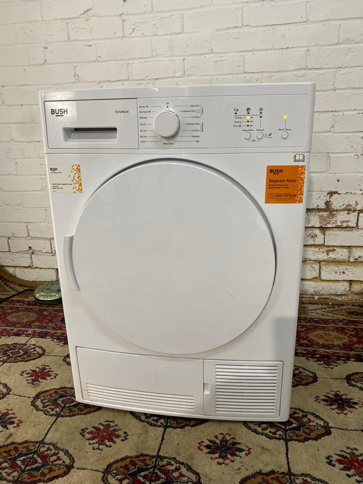 Bush 8KG Condenser Dryer For Sale Works