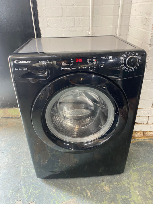 Beautiful Candy Black 8KG Washing Machine For Sale
