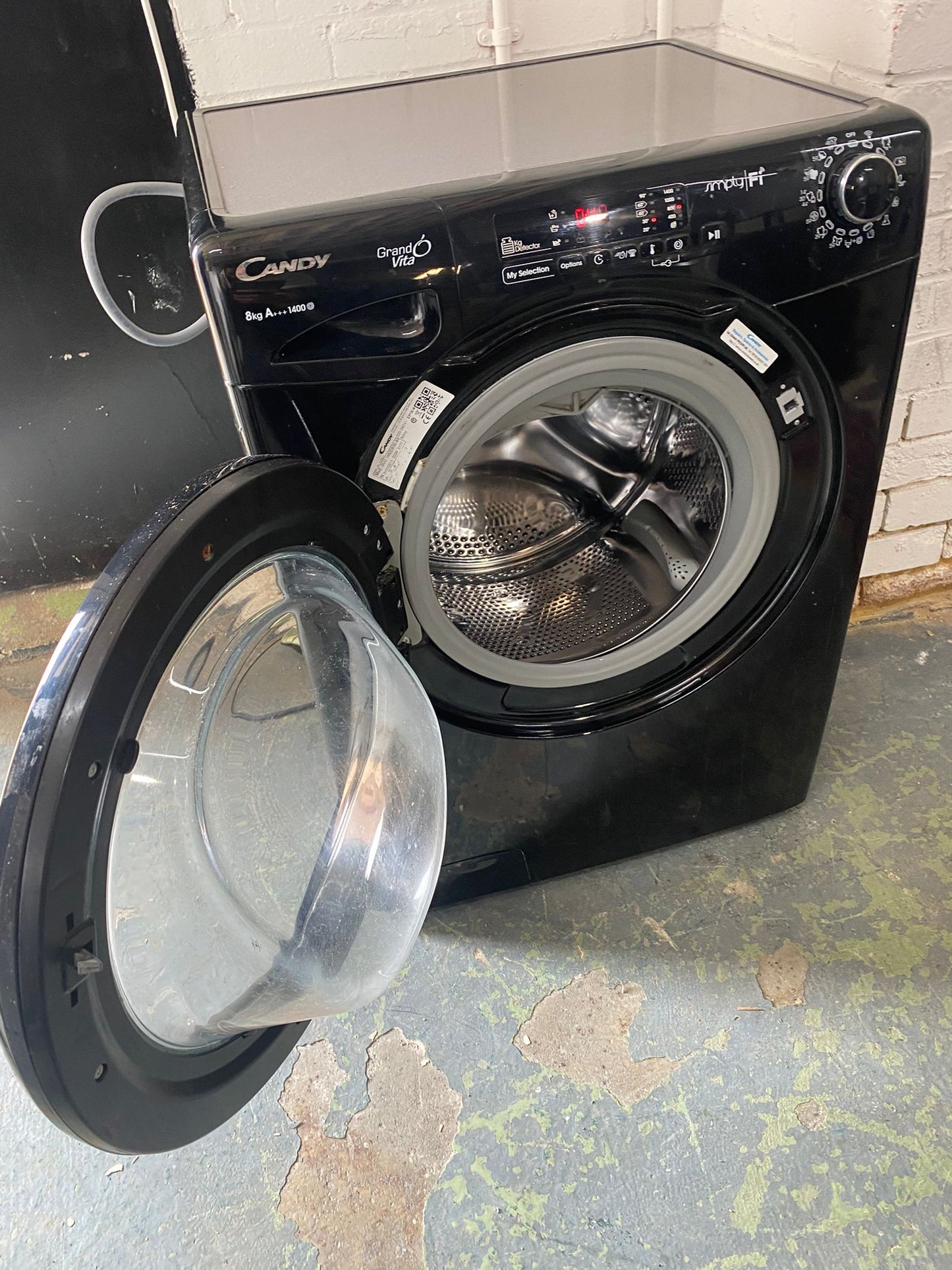 Beautiful Candy Black 8KG Washing Machine For Sale