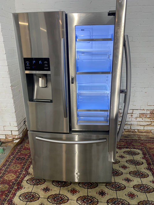 Samsung 3Doors French Style Stainless Steel Plumb In Ice-maker American Fridge Freezer For Sale