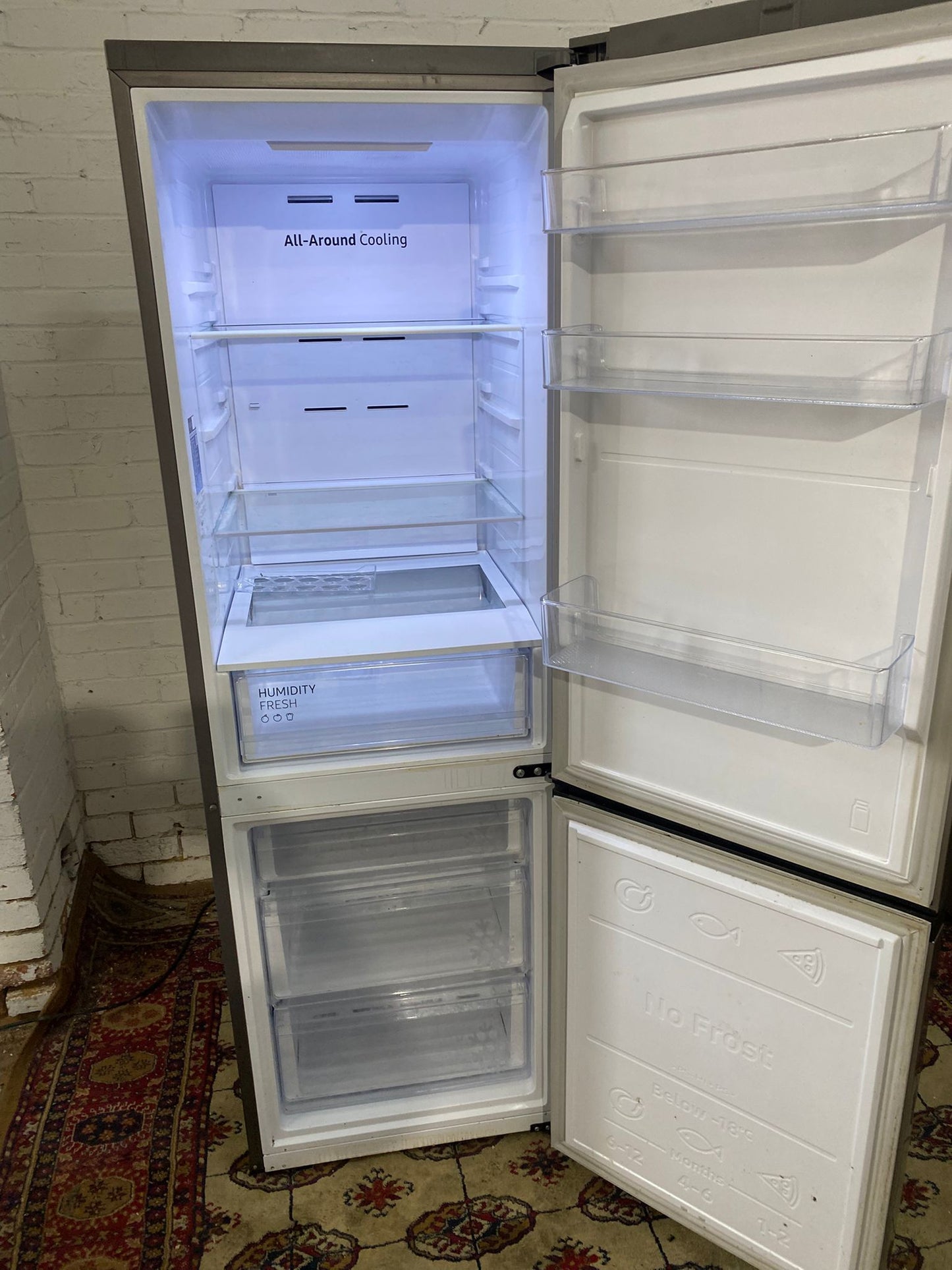 Samsung Grey Fridge Freezer For Sale