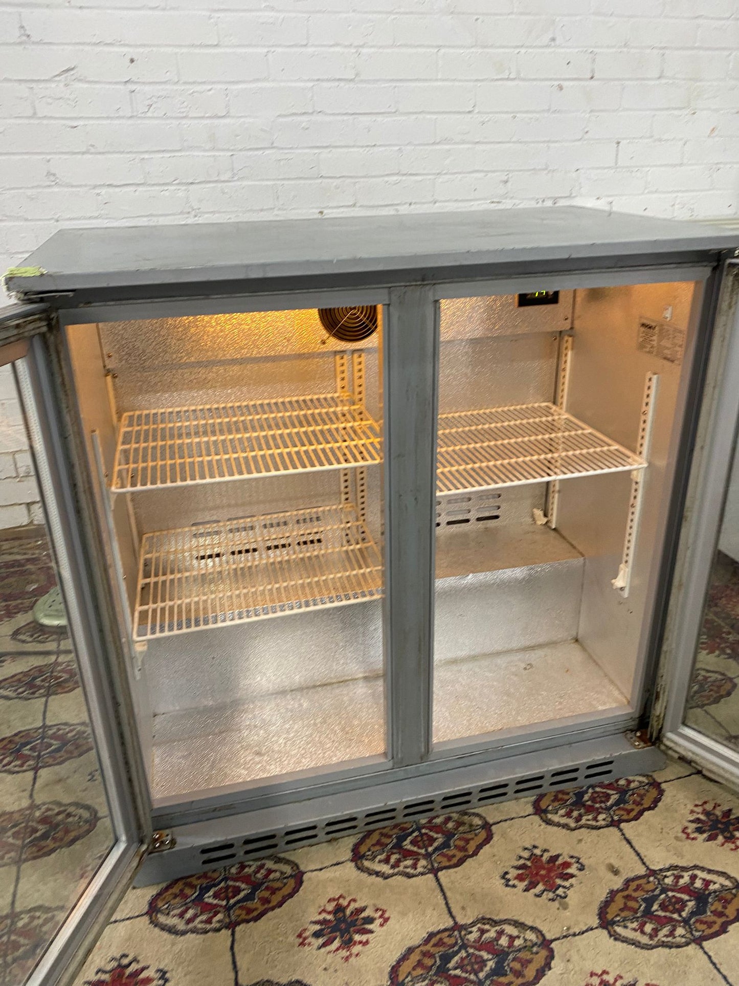 🚚2Doors Commercial Bar Drinks Fridge For Sale